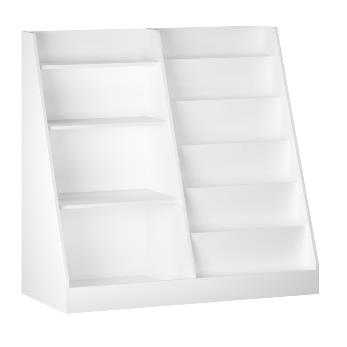 4-Tier Wooden Kids Bookshelf and Toy Storage | OROA Kids