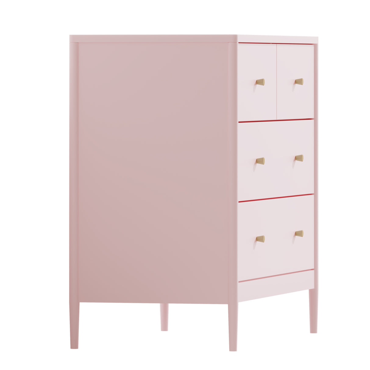 Pink 4-Drawer Kids Dresser | OROA Kids