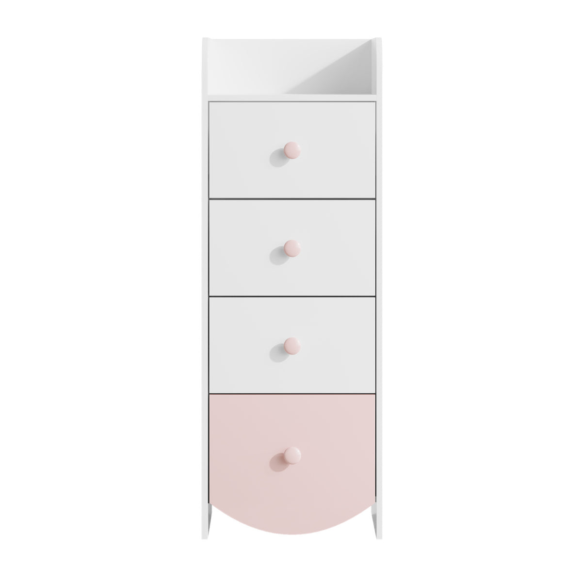 White 4-Drawers Kids Dresser | OROA Kids