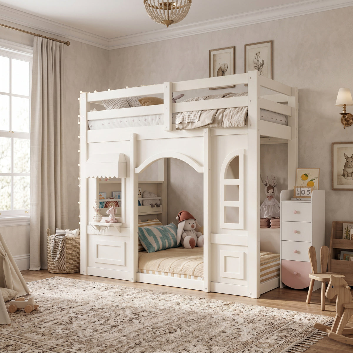 White 4-Drawers Kids Dresser | OROA Kids