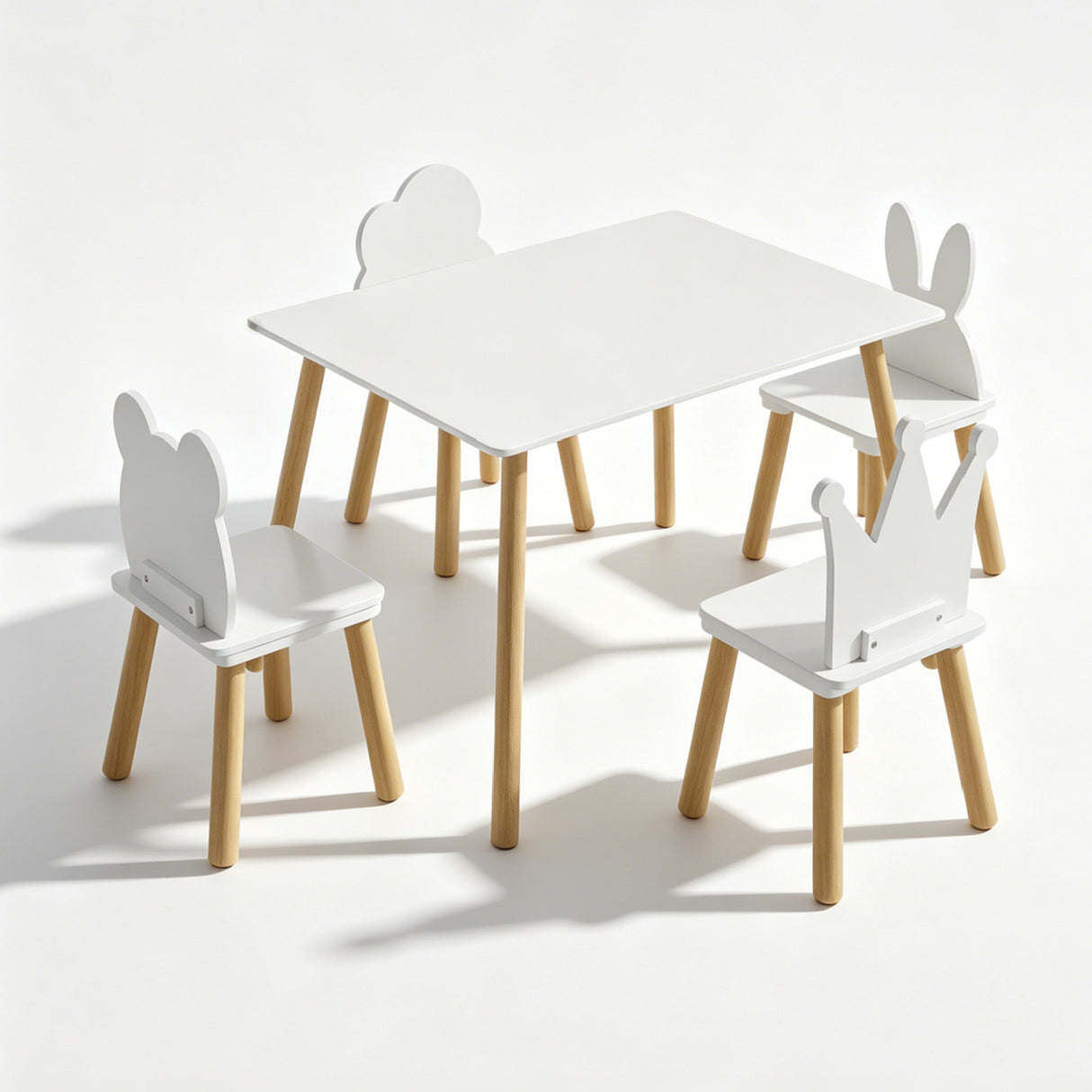 5 Pieces Toddler Table and Chair Set | OROA Kids
