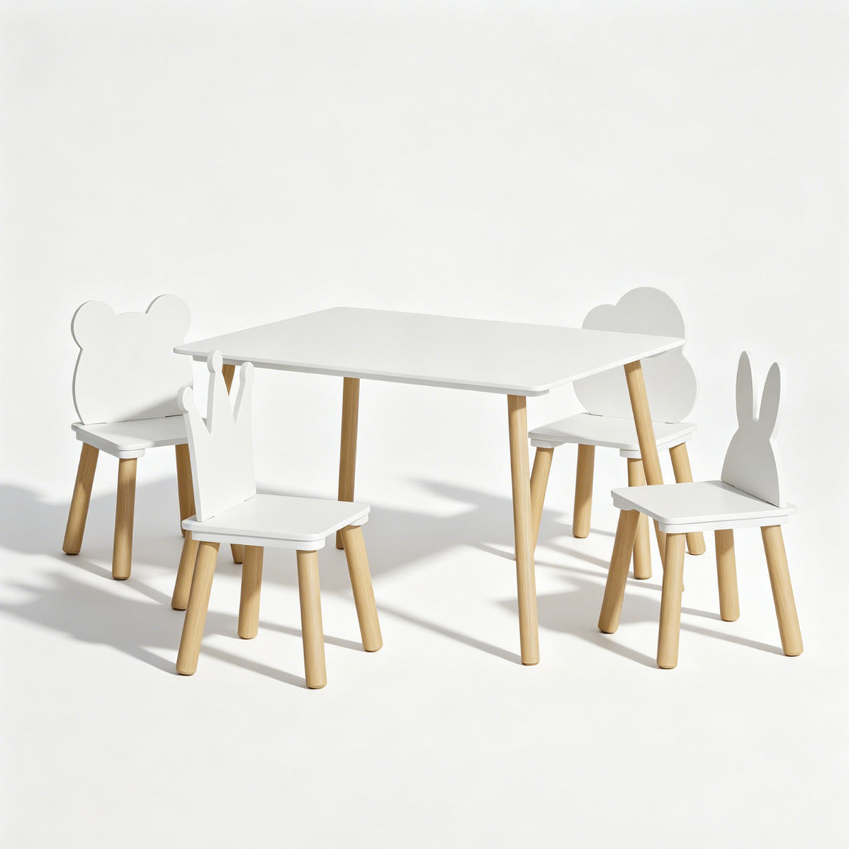 5 Pieces Toddler Table and Chair Set | OROA Kids