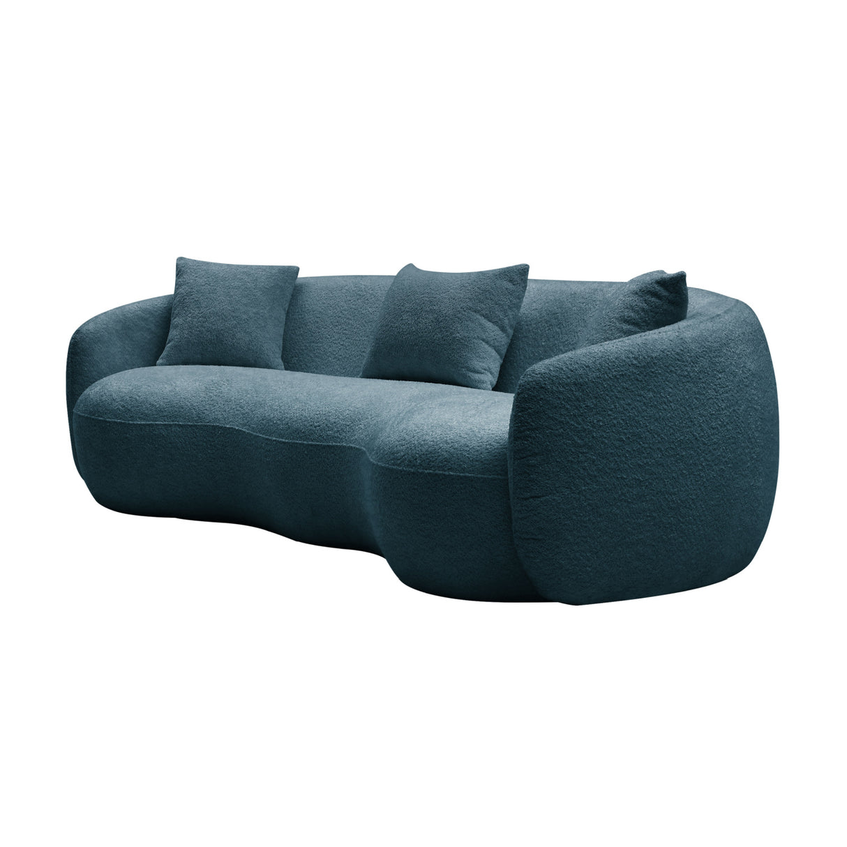 Mid Century Modern Curved Sofa | OROA