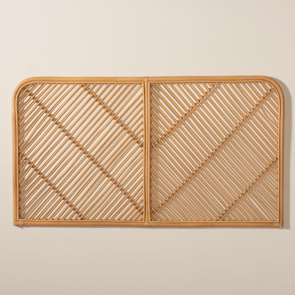 Modern European furniture - Natural Rattan Queen Size Headboard - www.oroa.com