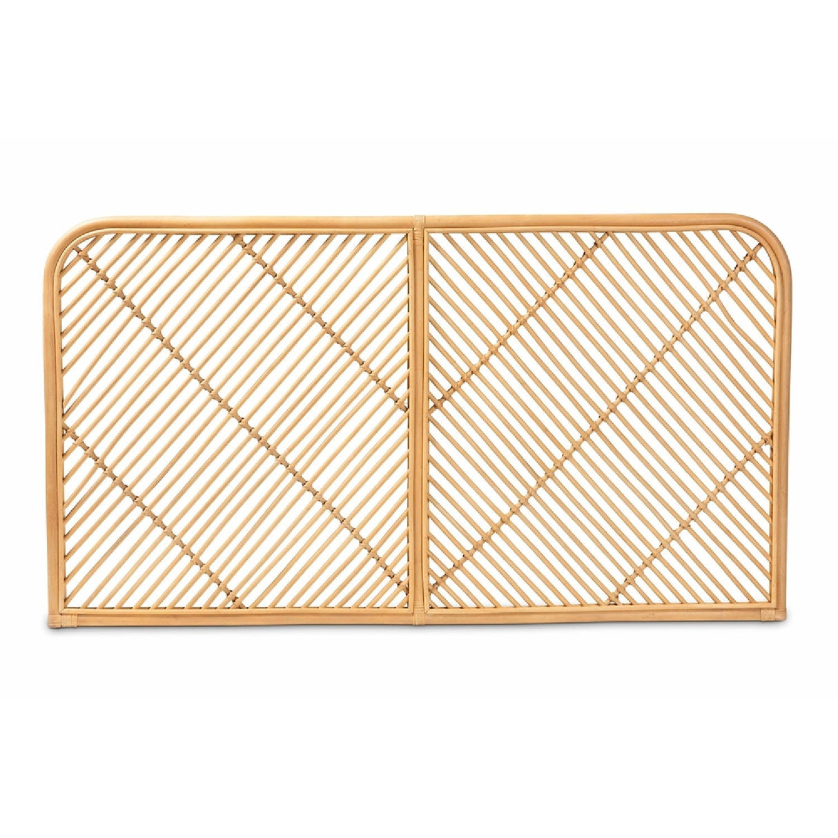 Modern European furniture - Natural Rattan Queen Size Headboard - www.oroa.com