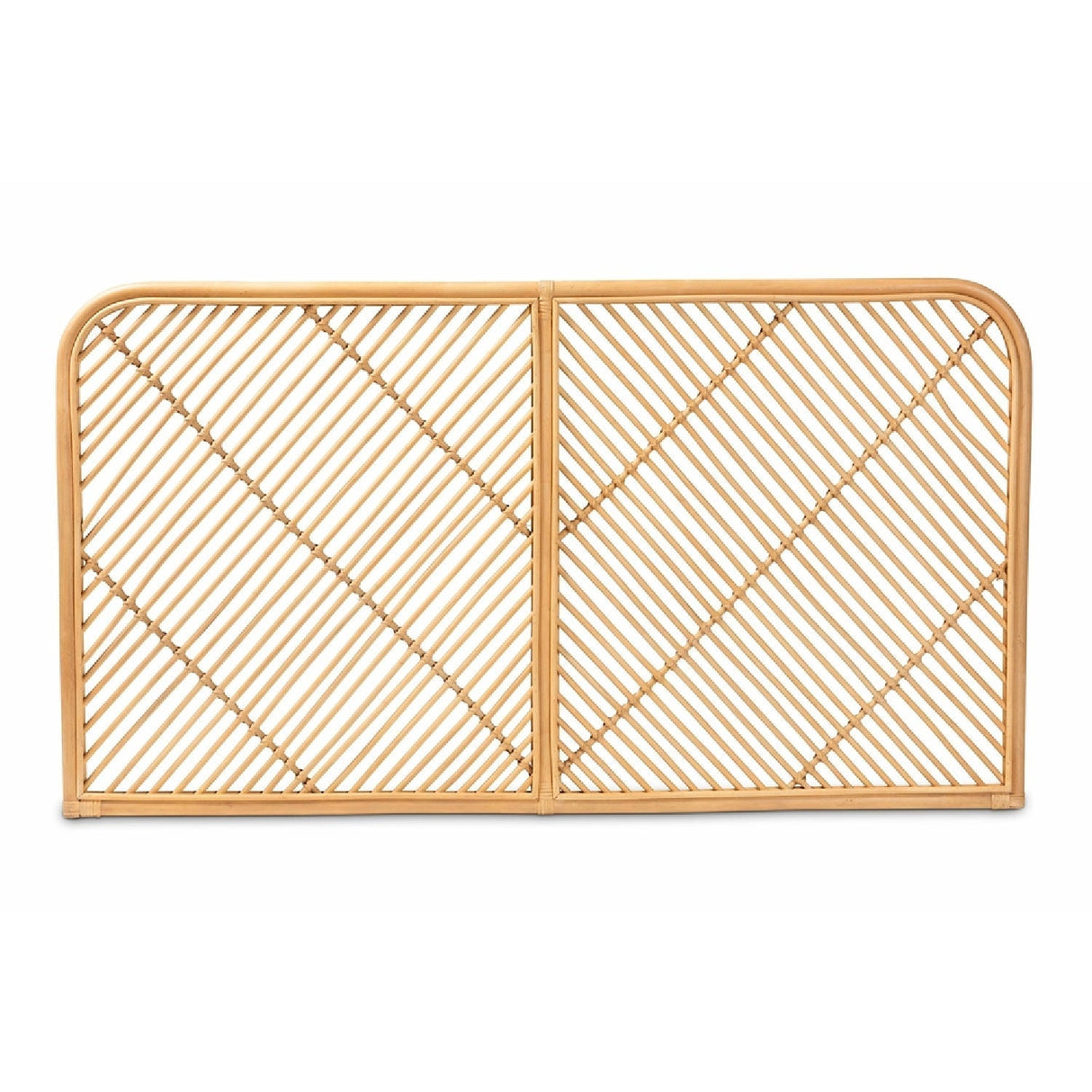 Modern European furniture - Natural Rattan Queen Size Headboard - www.oroa.com