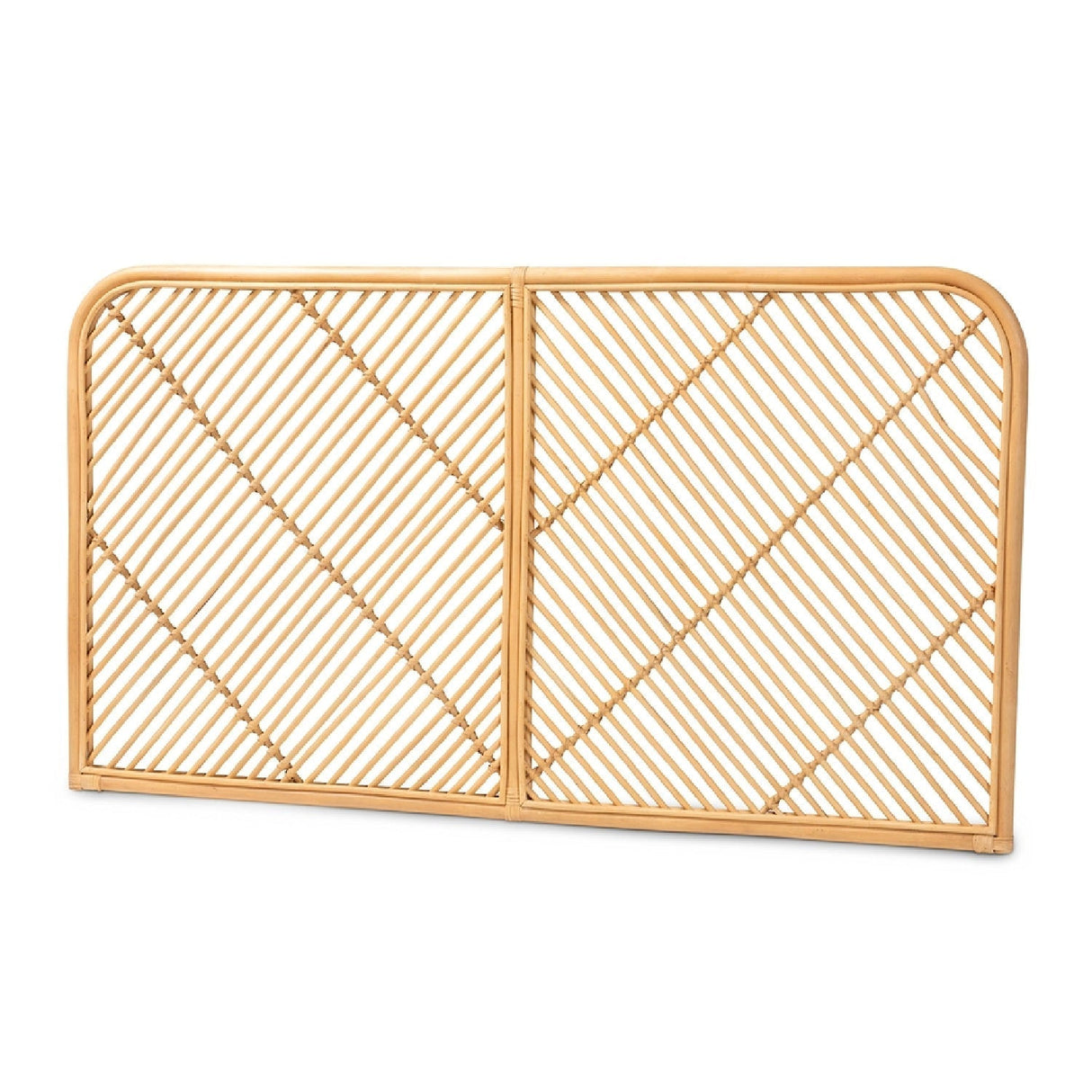 Modern European furniture - Natural Rattan Queen Size Headboard - www.oroa.com