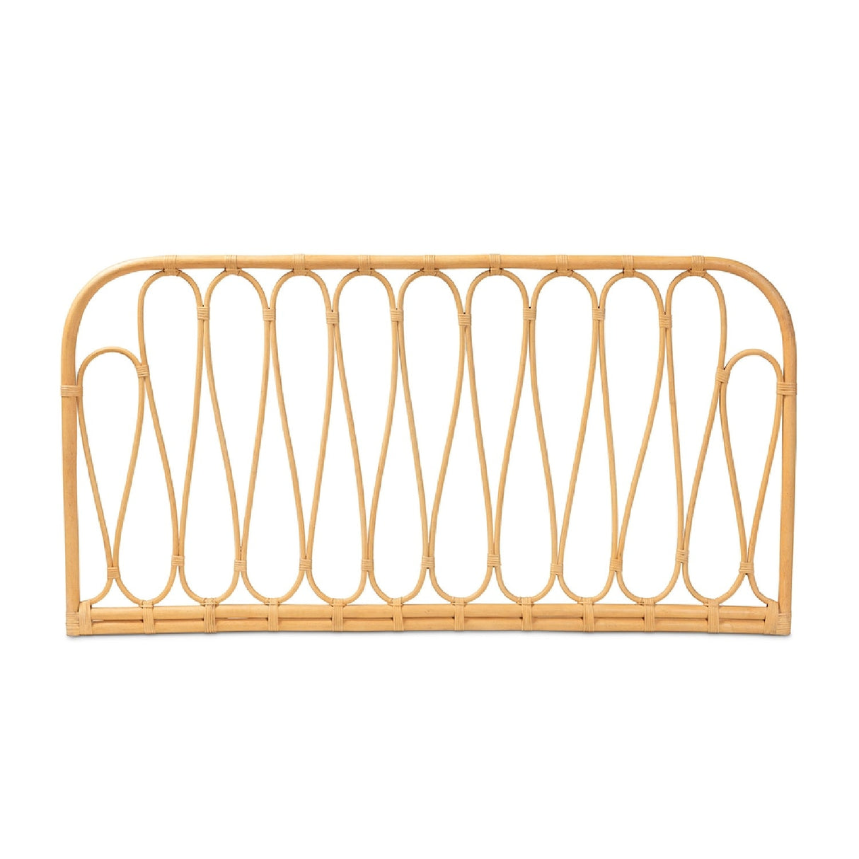 Modern European furniture - Rattan Rods Queen Sized Headboard - www.oroa.com