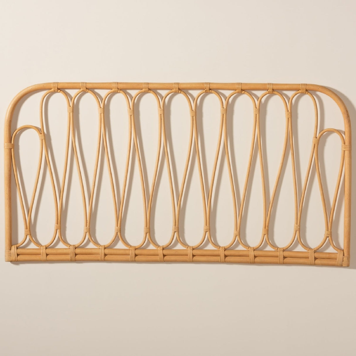 Modern European furniture - Rattan Rods Queen Sized Headboard - www.oroa.com