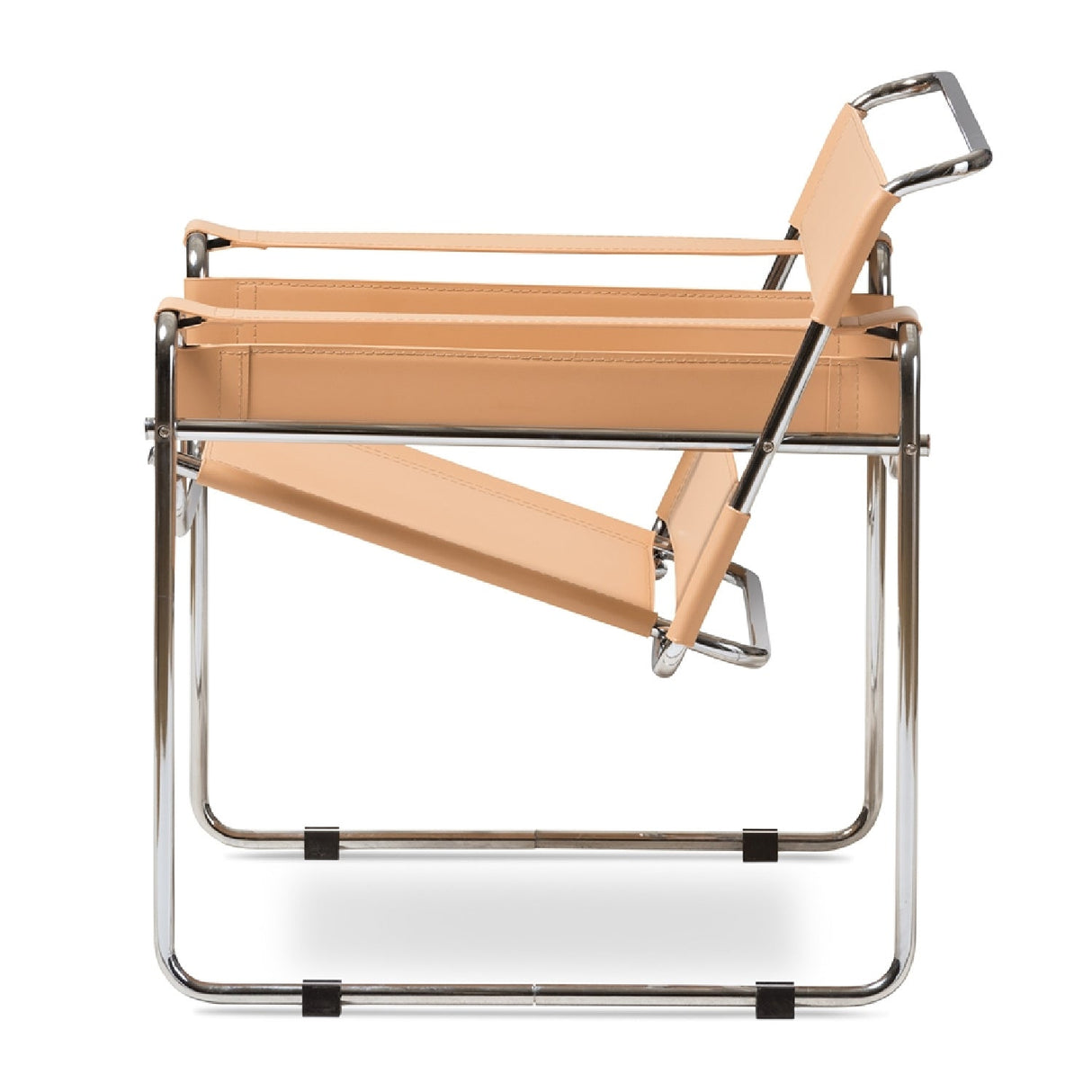 Modern European furniture - Leather Inspired Strips Accent Chair - www.oroa.com