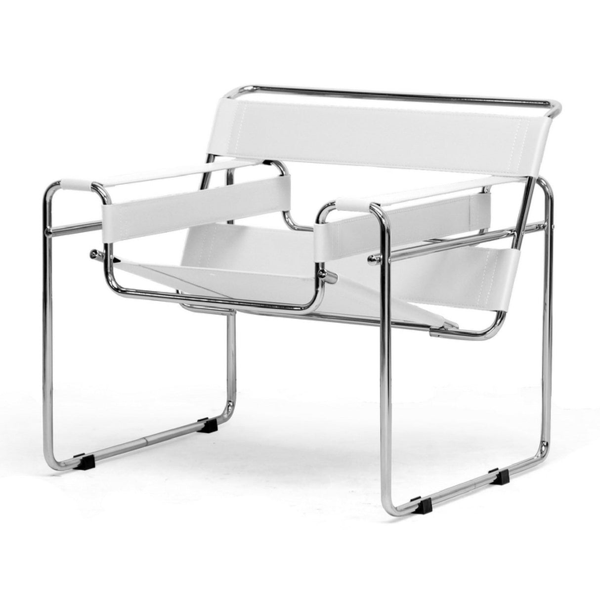 Modern European furniture - Leather Inspired Strips Accent Chair - www.oroa.com