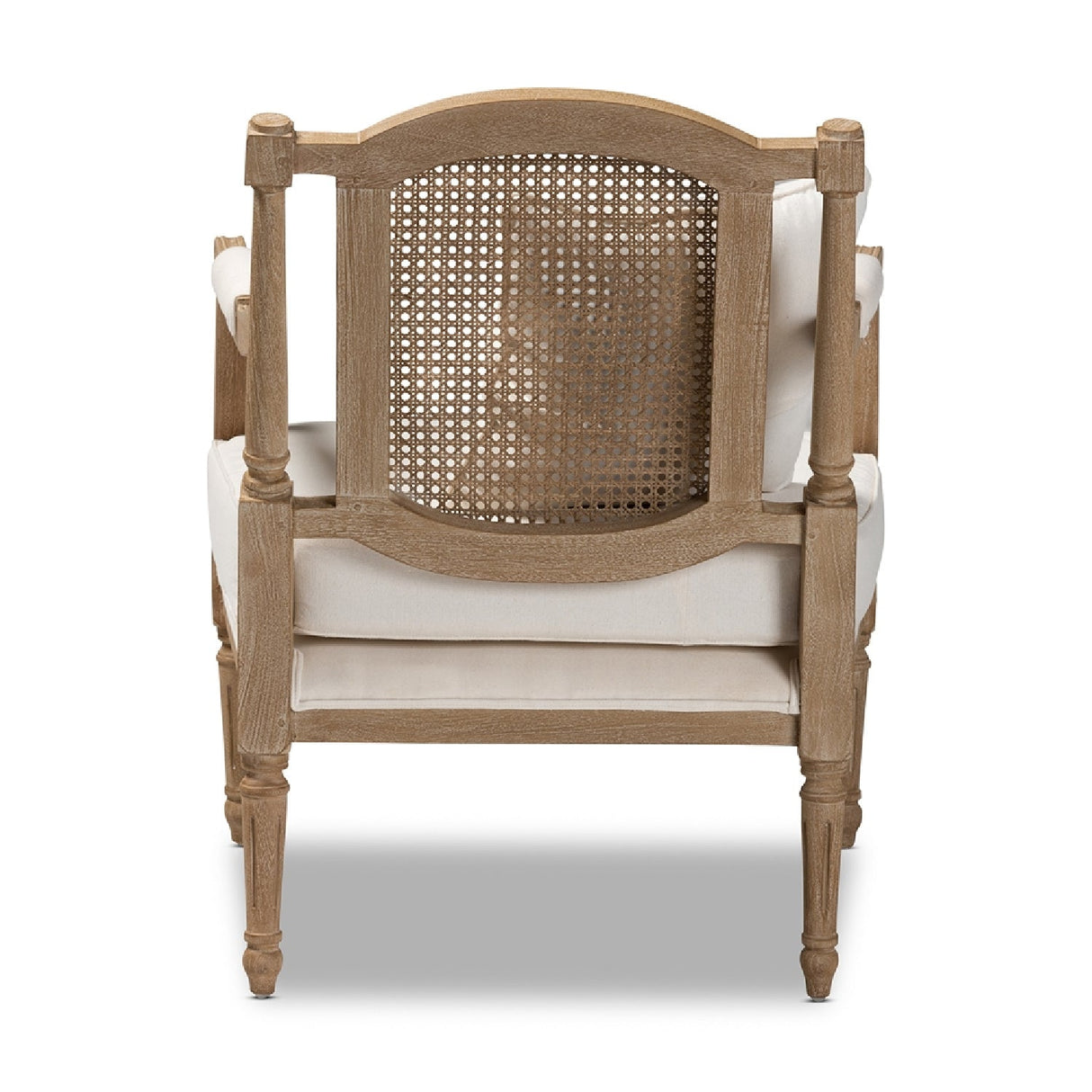 Modern European furniture - Carved Wood Framed Accent Chair - www.oroa.com