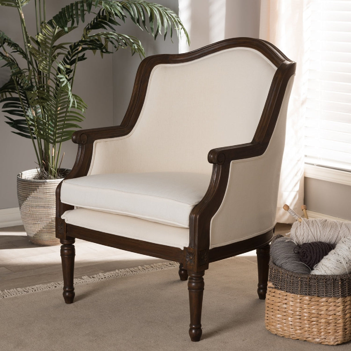 Modern European furniture - Traditional French Accent Chair - www.oroa.com