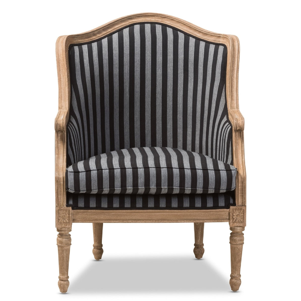 Modern European furniture - Gray Left-Arm Chaise Lounge - www.oroa.com