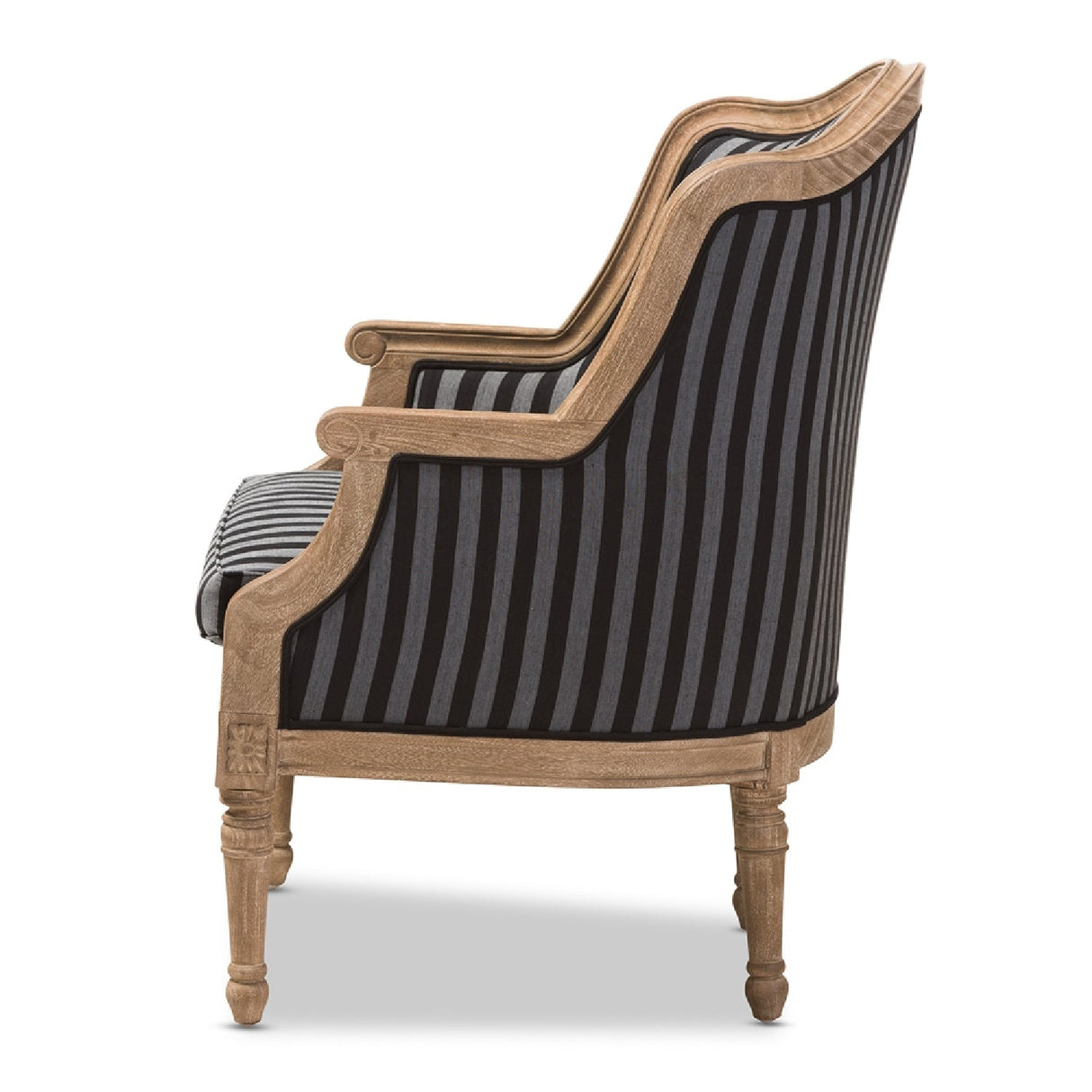 Modern European furniture - Gray Left-Arm Chaise Lounge - www.oroa.com