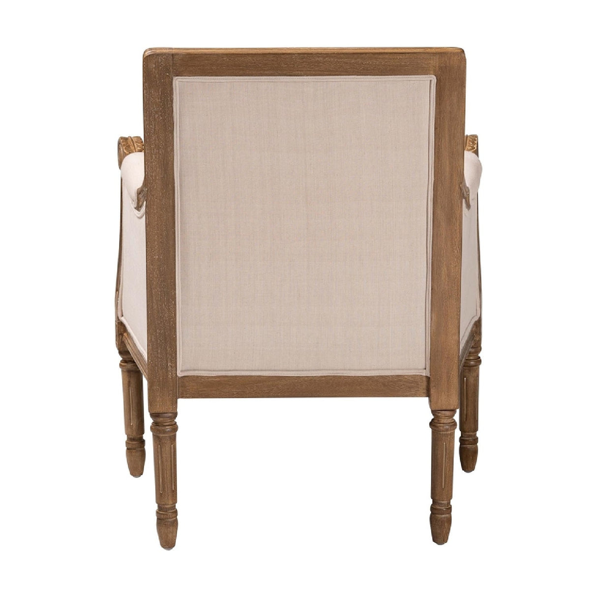 Modern European furniture - Beige Linen Accent Chair - www.oroa.com