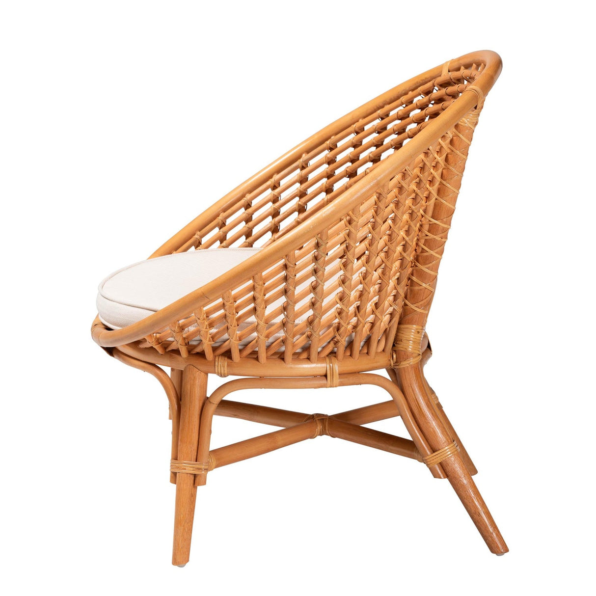Modern European furniture - Round Rattan Bohemian Accent Chair |- www.oroa.com