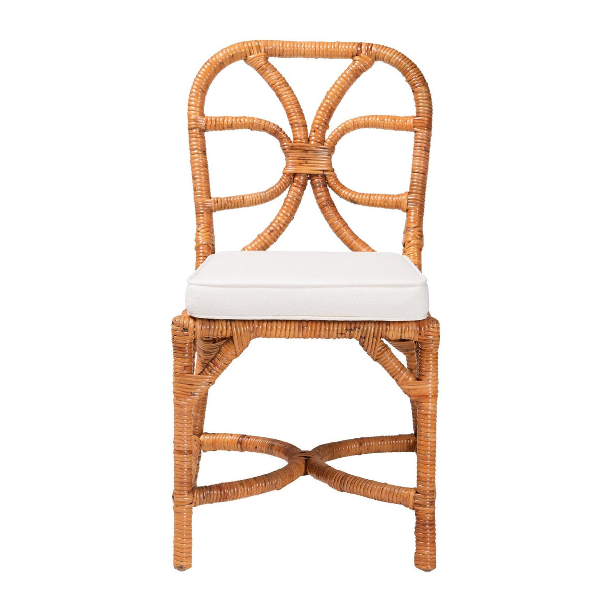Modern European furniture - Handwoven Wicker Dining Chair - www.oroa.com