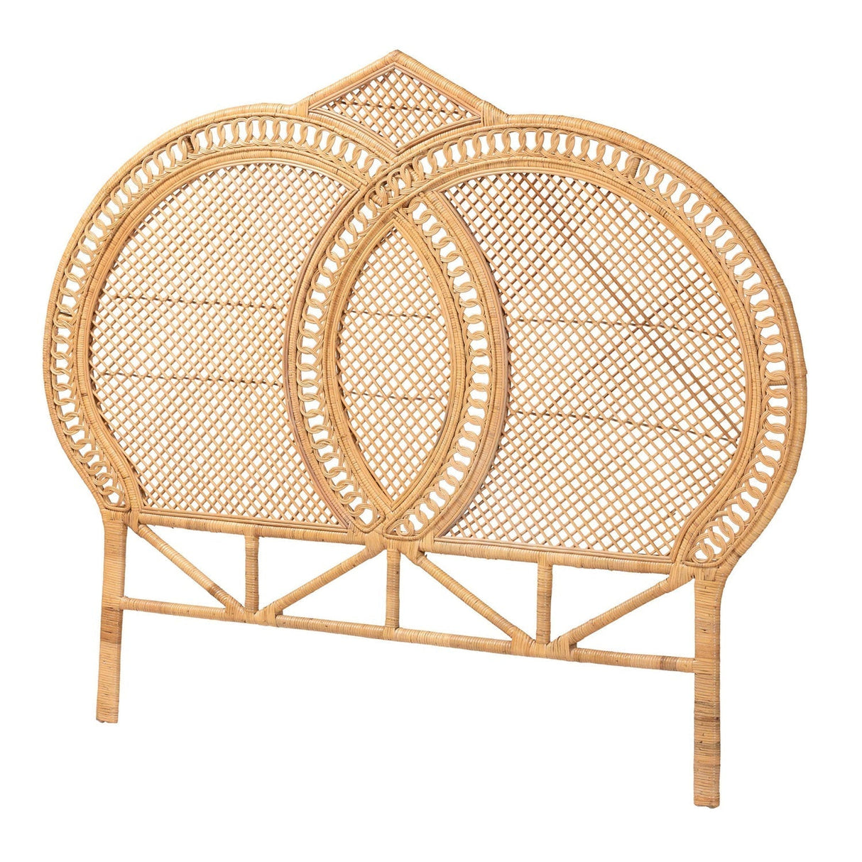 Modern European furniture - Woven Rattan Queen Sized Headboard - www.oroa.com