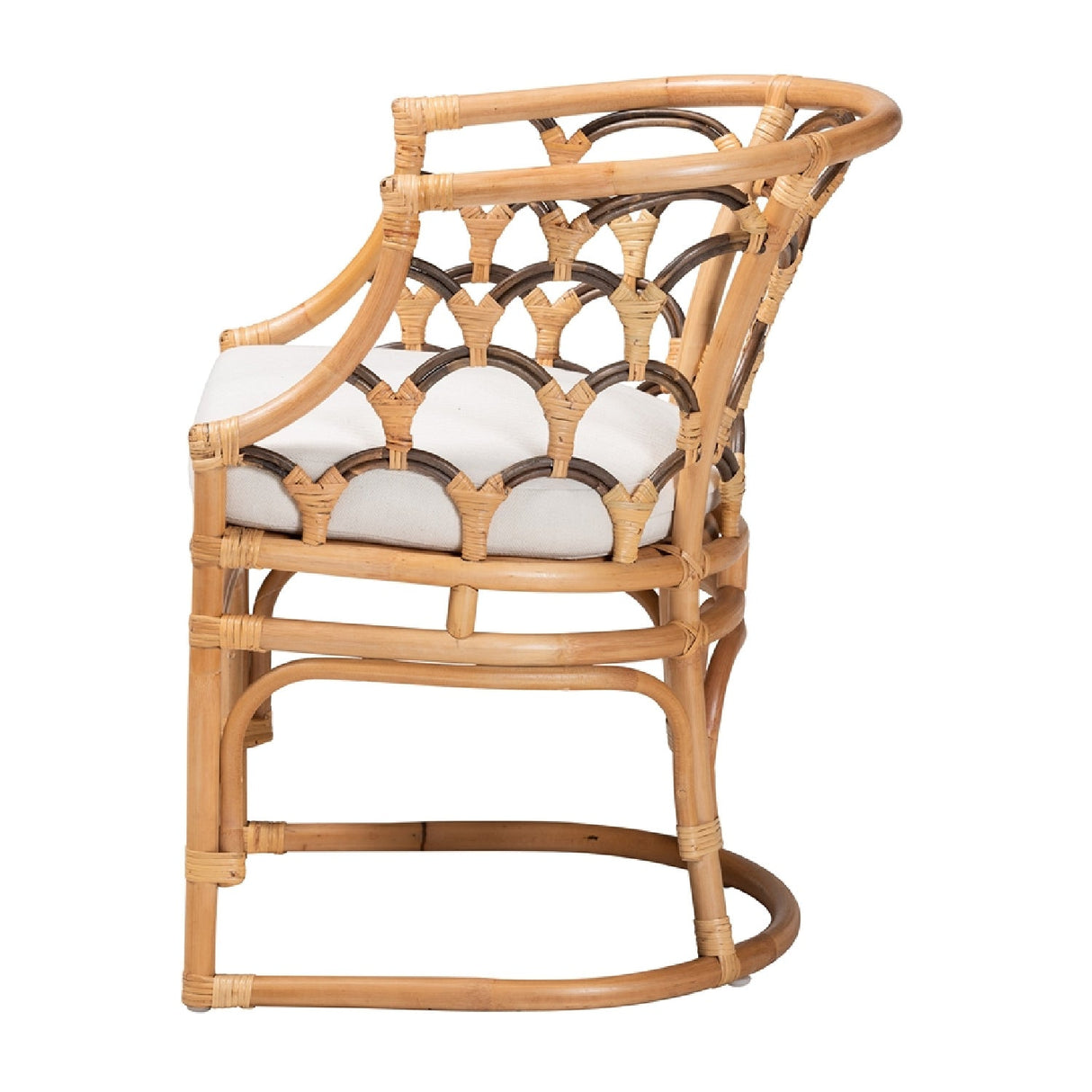Modern European furniture - Bohemian Rattan Accent Chair - www.oroa.com