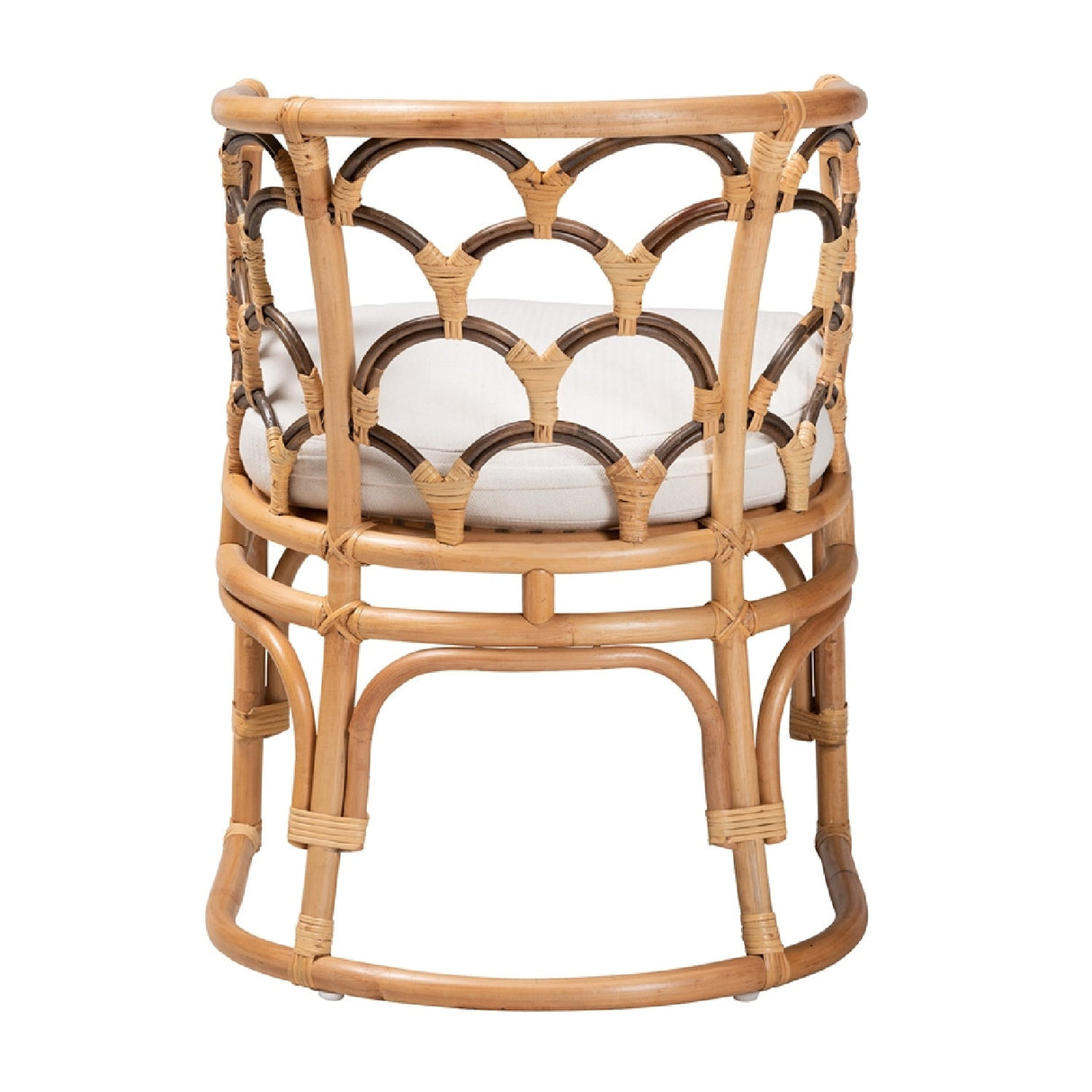 Modern European furniture - Bohemian Rattan Accent Chair - www.oroa.com