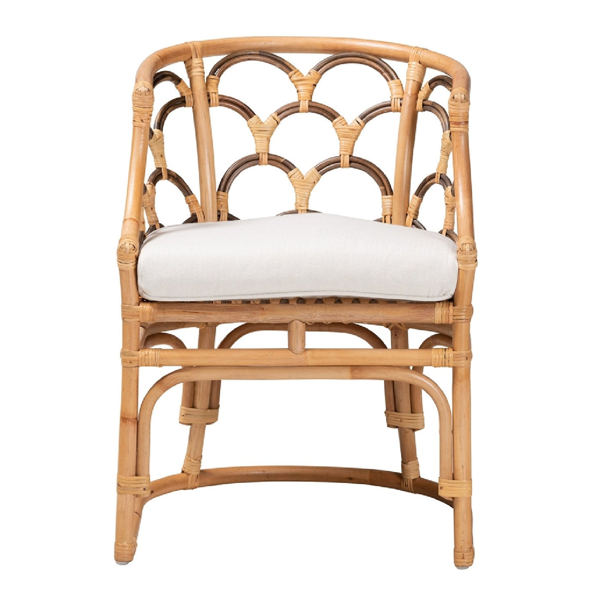 Modern European furniture - Bohemian Rattan Accent Chair - www.oroa.com