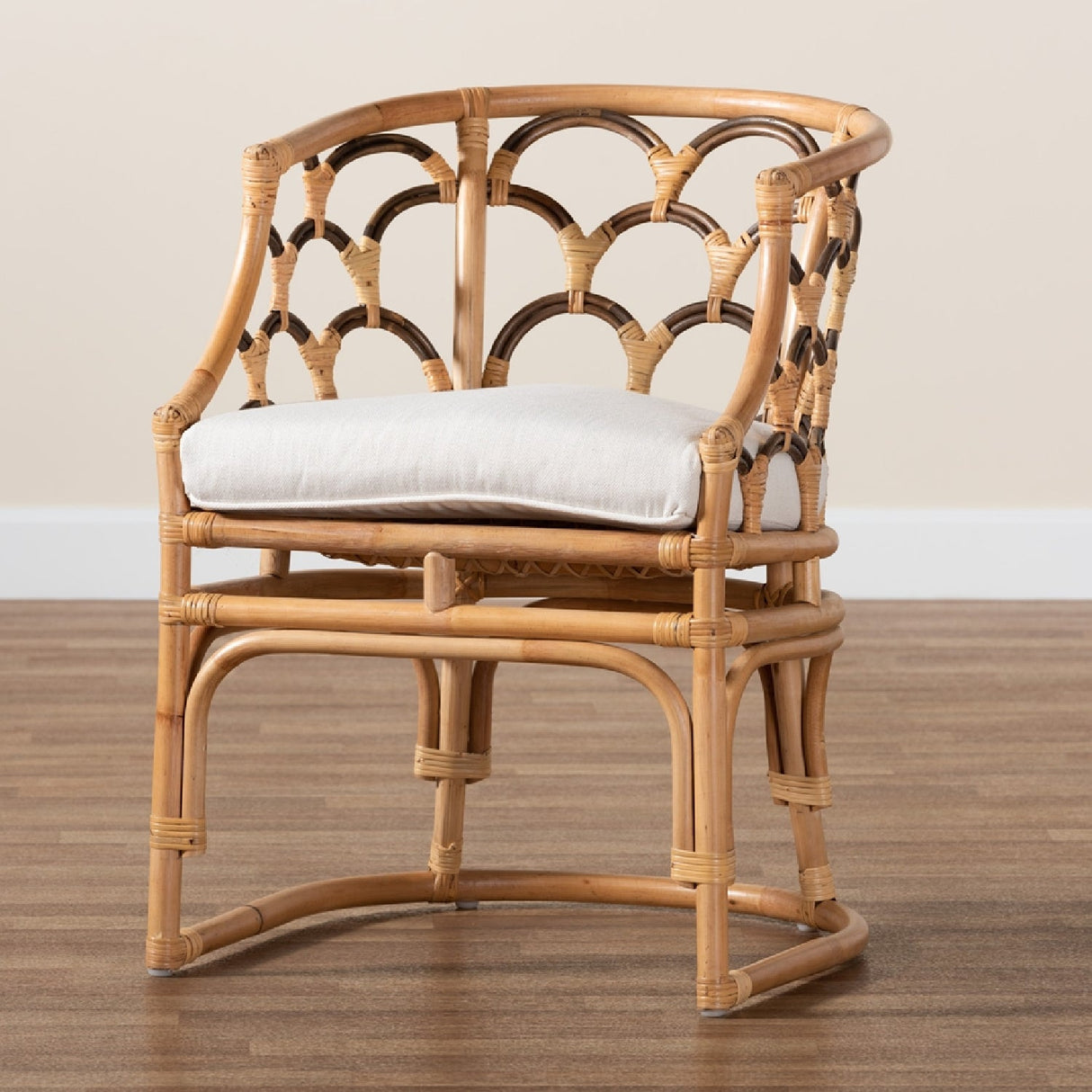 Modern European furniture - Bohemian Rattan Accent Chair - www.oroa.com