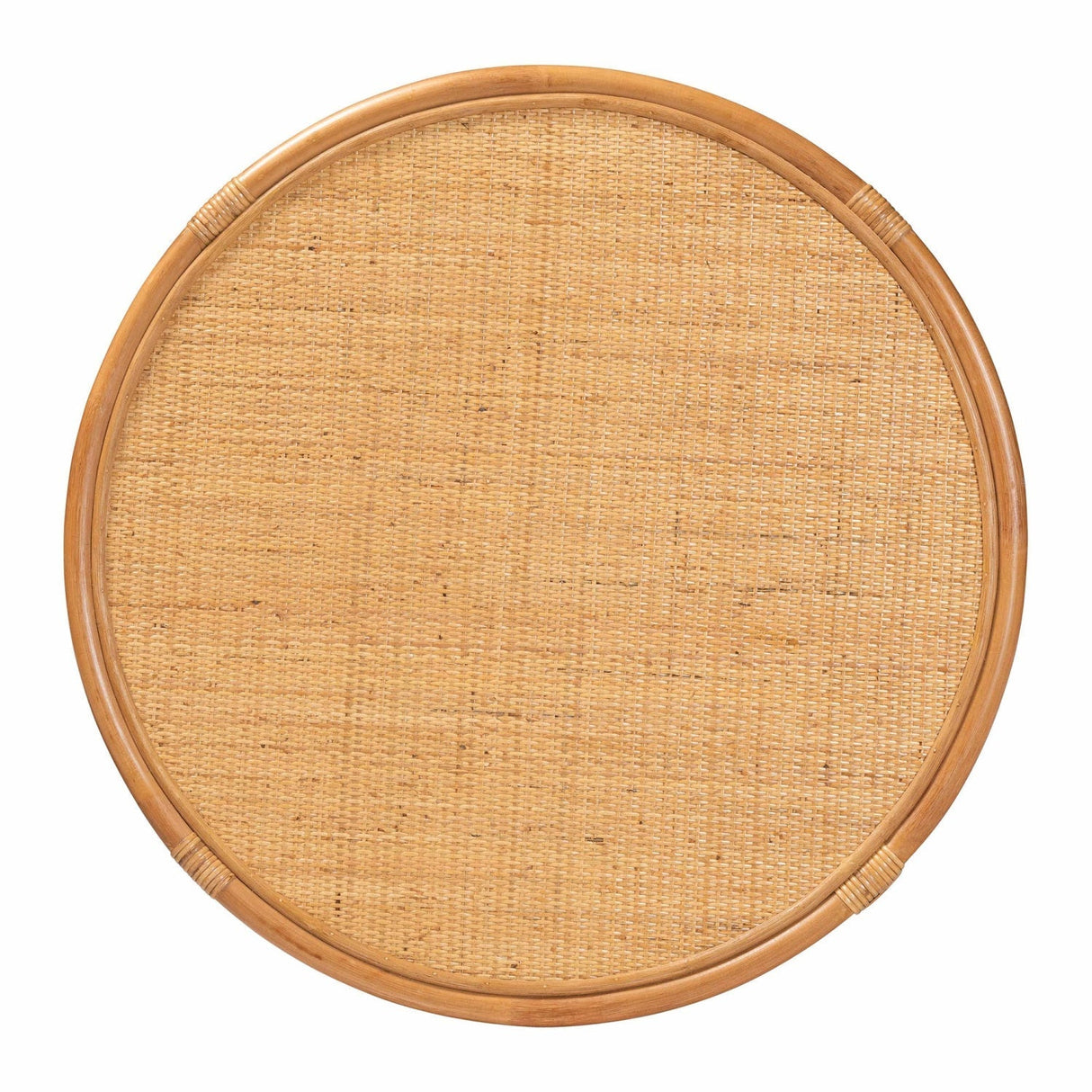 Modern European furniture - Round 2 Tier Rattan Coffee Table - www.oroa.com