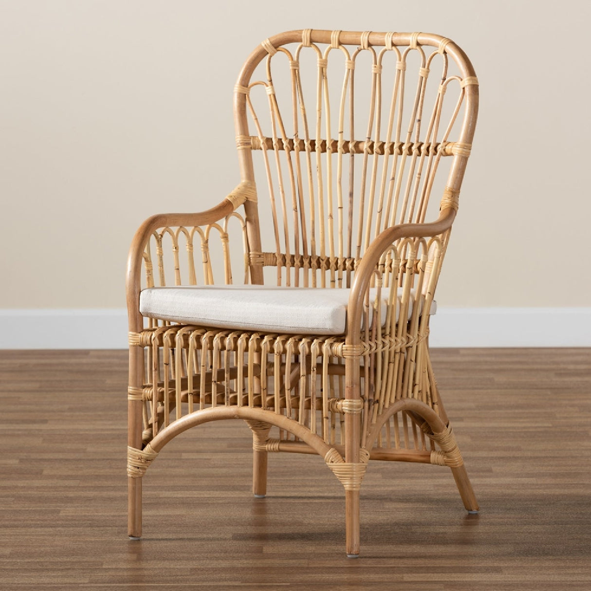 Modern European furniture - Handmade Rattan Accent Chair - www.oroa.com