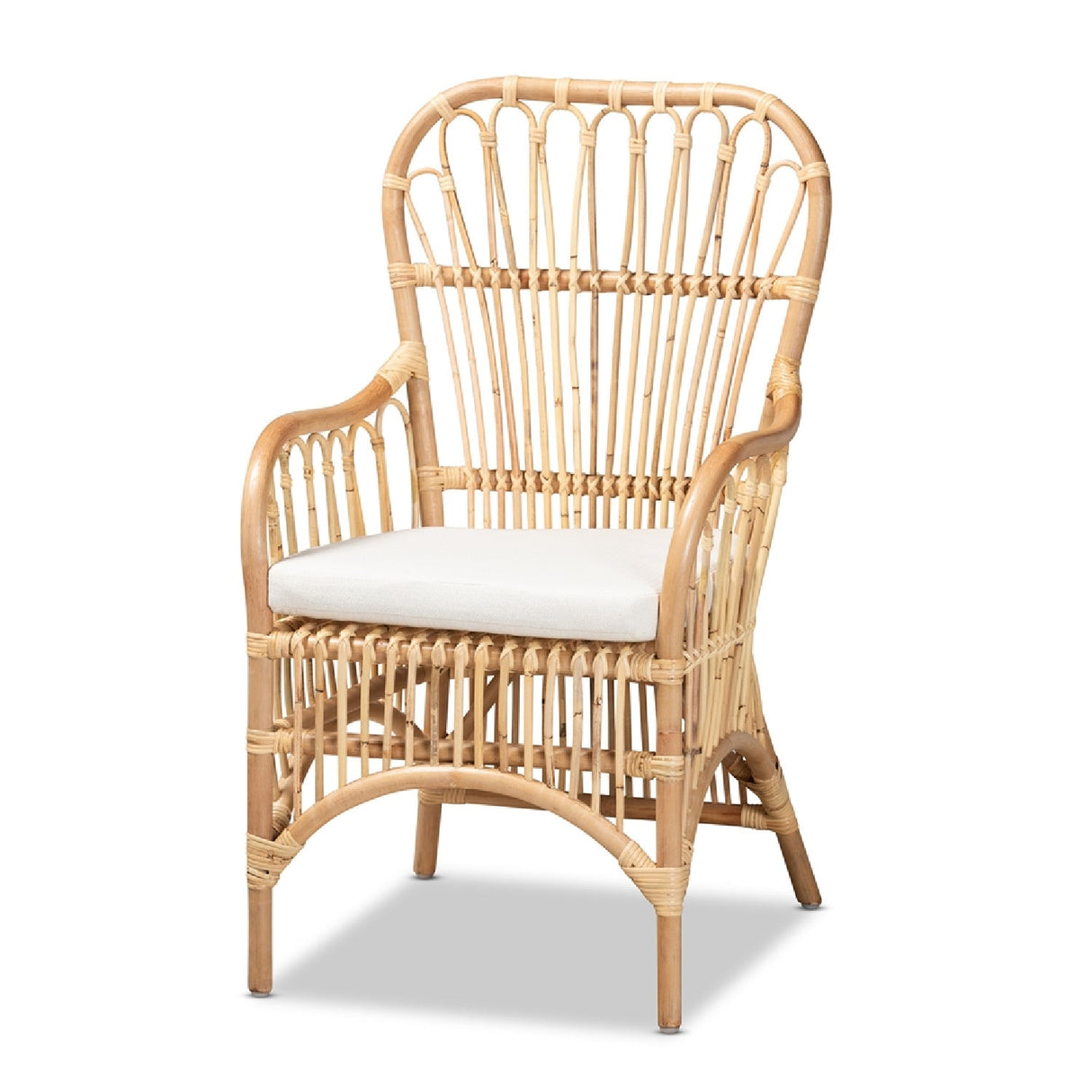 Modern European furniture - Handmade Rattan Accent Chair - www.oroa.com