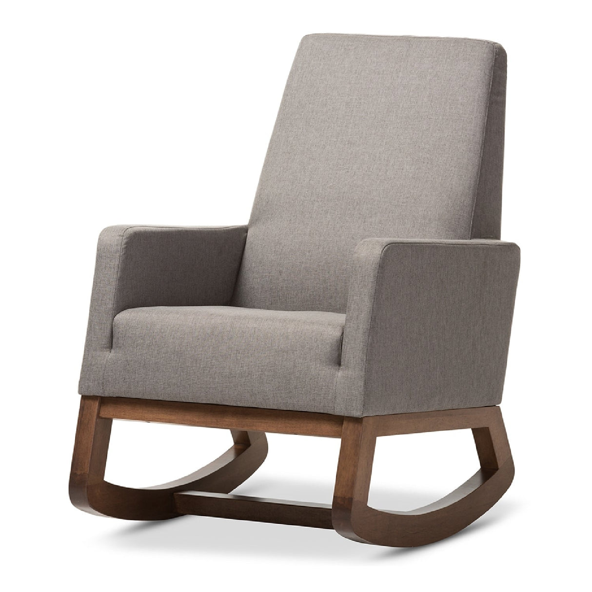Modern European furniture - Fabric Upholstered Rocking Chair - www.oroa.com