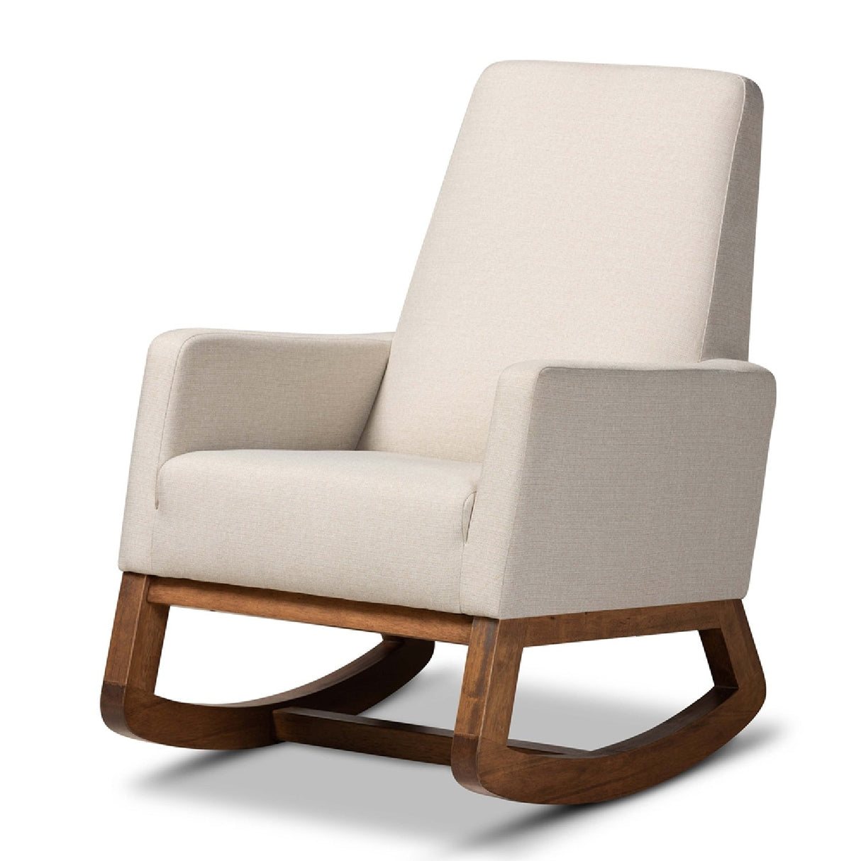 Modern European furniture - Fabric Upholstered Rocking Chair - www.oroa.com