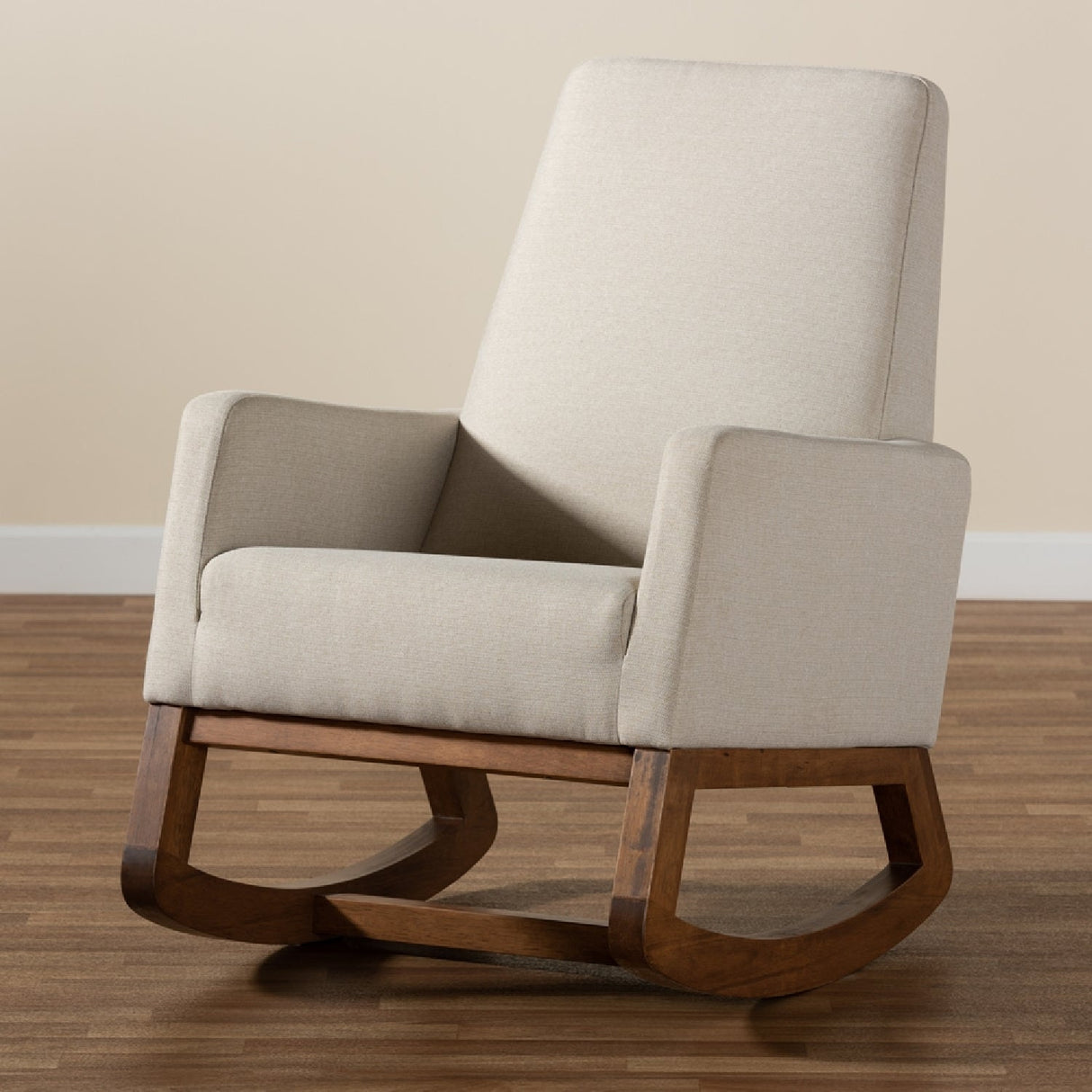 Modern European furniture - Fabric Upholstered Rocking Chair - www.oroa.com