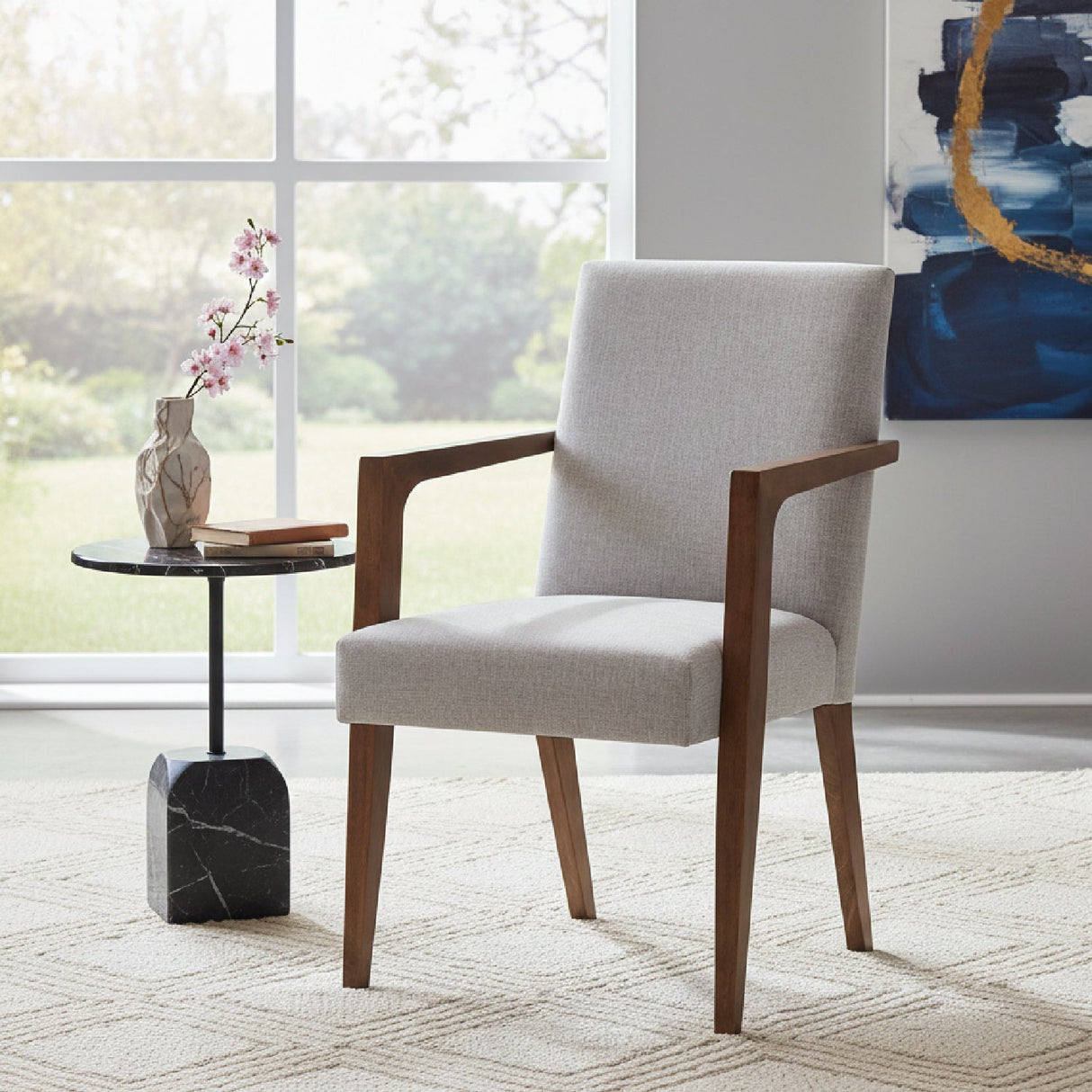 Modern European furniture - Solid Wood Framed Accent Chairs 2 - www.oroa.com
