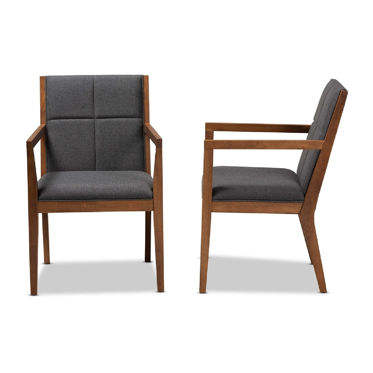 Modern European furniture - Square Stitched Accent Chairs 2 - www.oroa.com