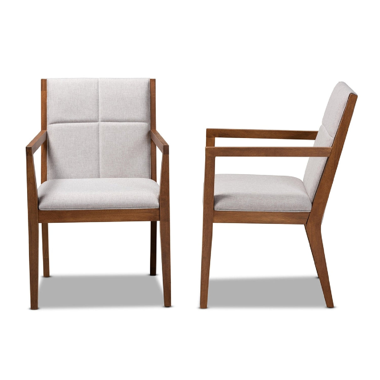 Modern European furniture - Square Stitched Accent Chairs 2 - www.oroa.com