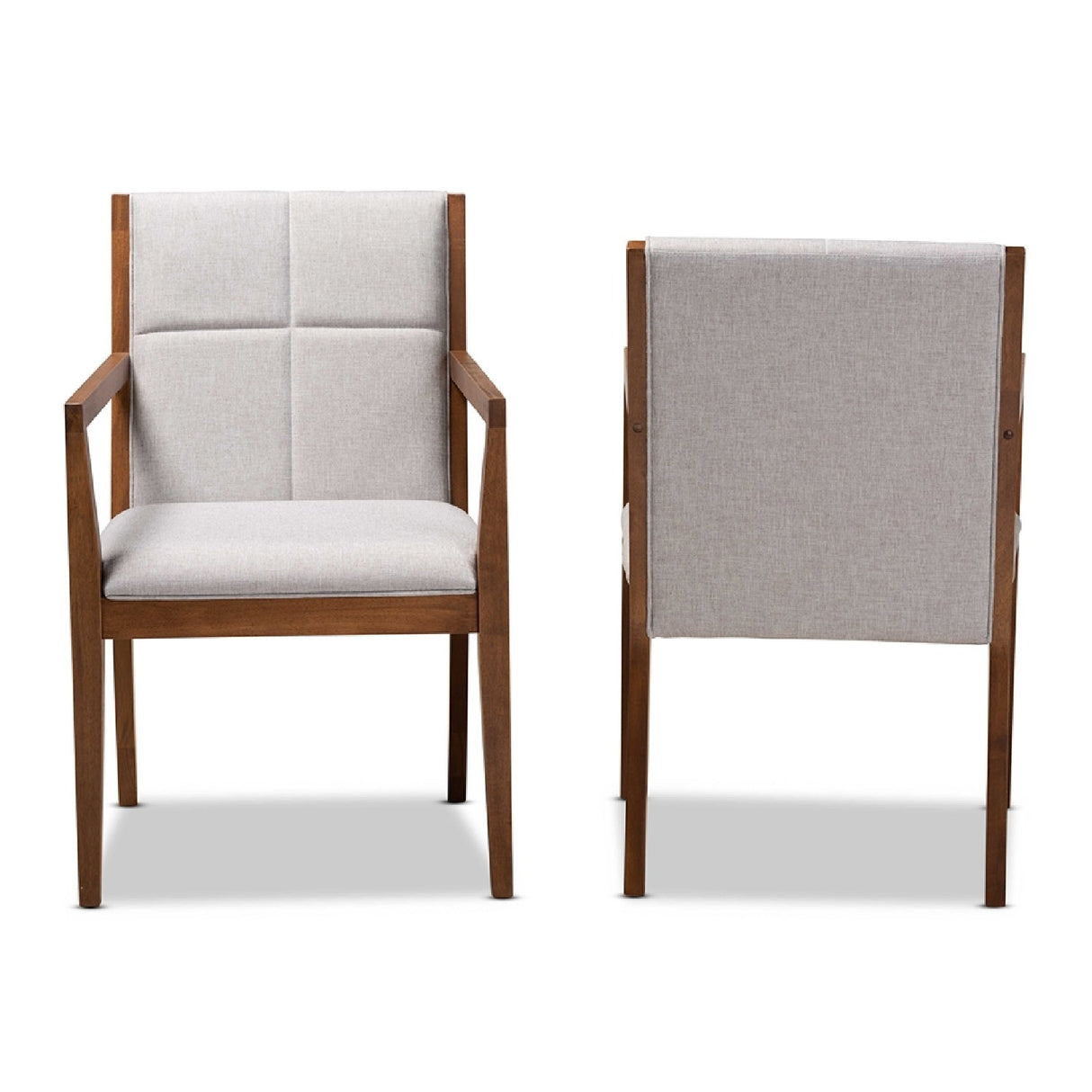 Modern European furniture - Square Stitched Accent Chairs 2 - www.oroa.com