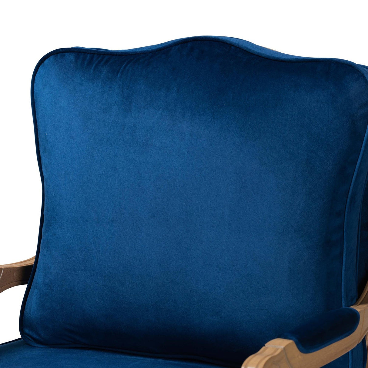 Modern European furniture - Blue Fabric Accent Chair - www.oroa.com