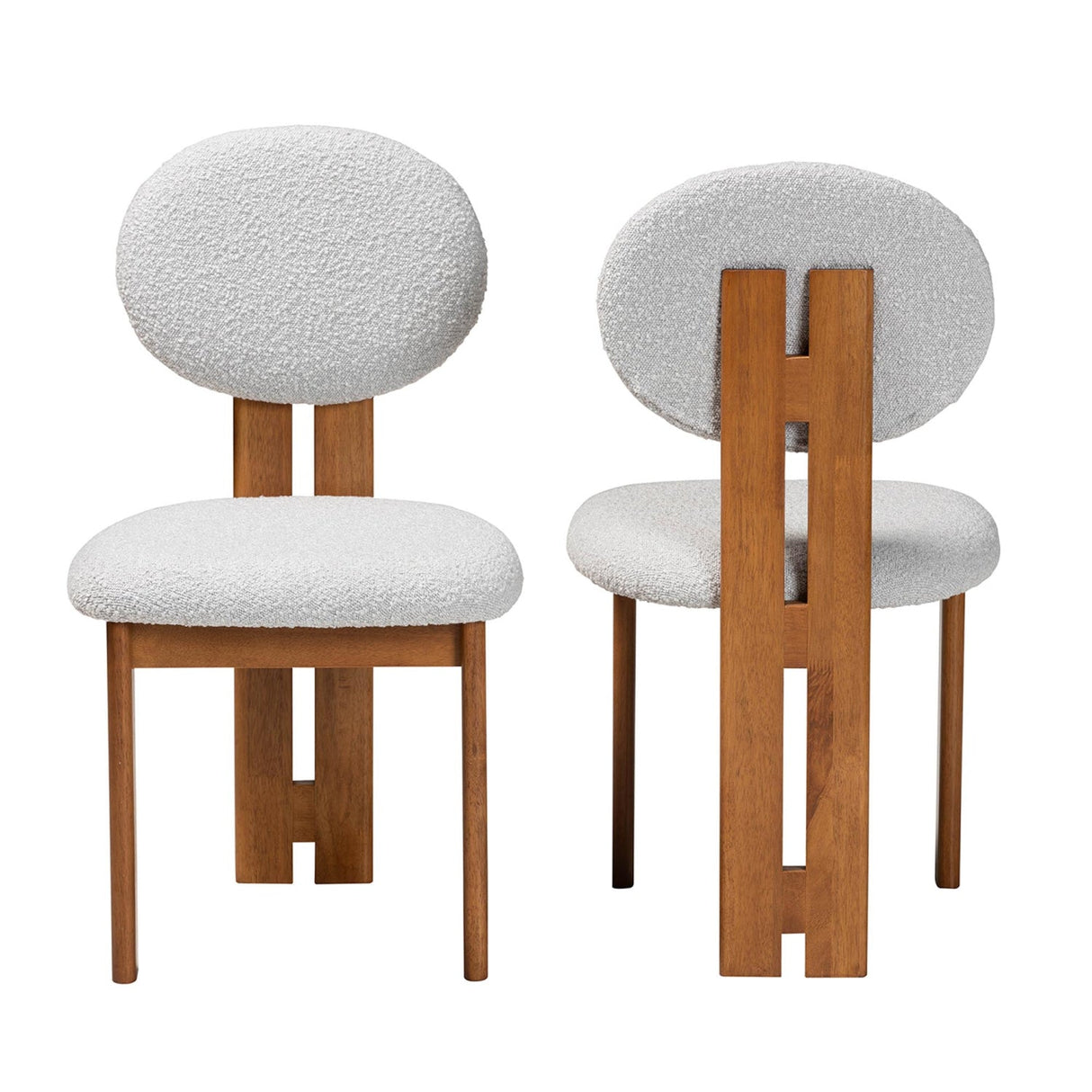 Modern European furniture - Boucle Japandi Dining Chairs 2 - www.oroa.com