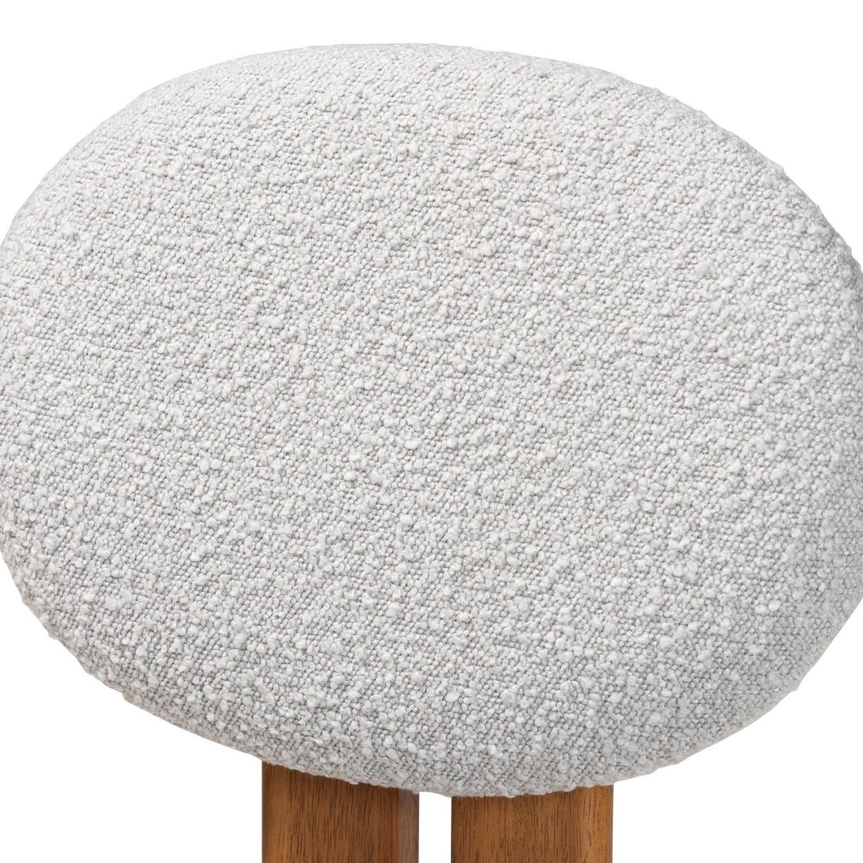 Boucle Japandi Dining Chairs 2 | Bali Loom Kacela | Oroa.com