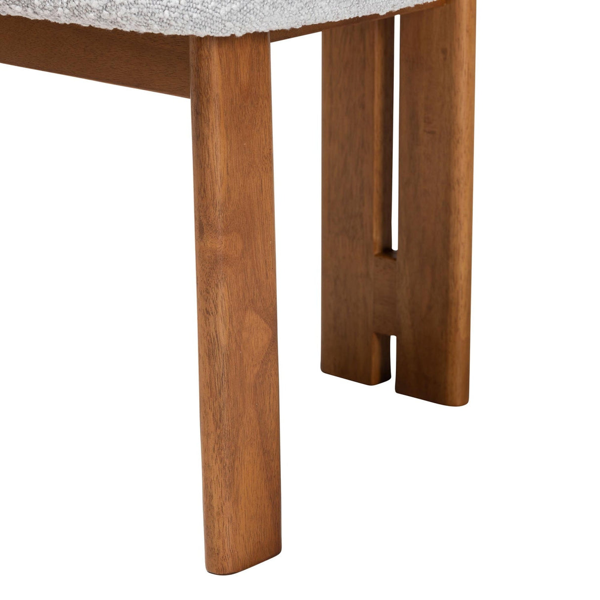 Boucle Japandi Dining Chairs 2 | Bali Loom Kacela | Oroa.com