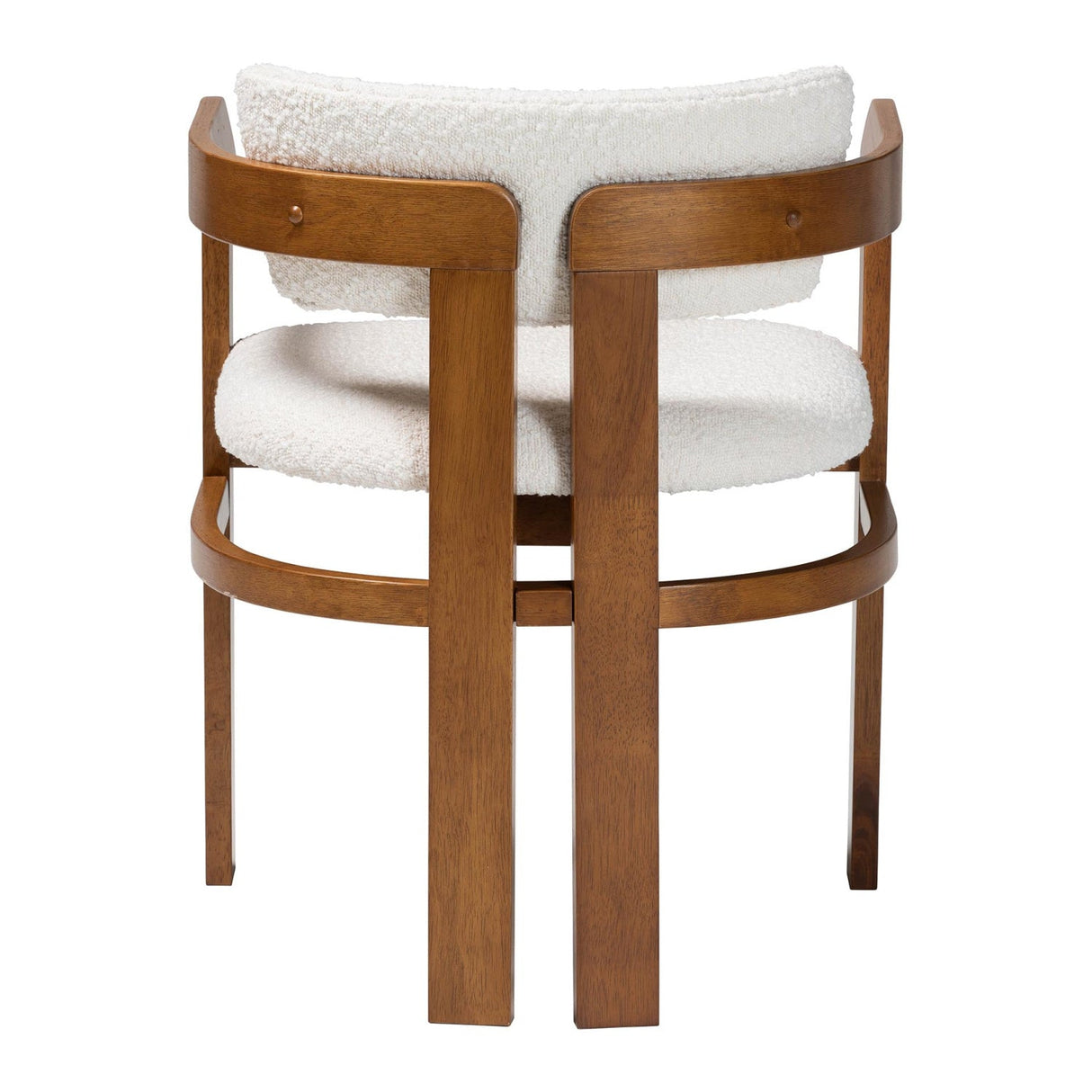 Modern European furniture - Cream Boucle Dining Chair - www.oroa.com