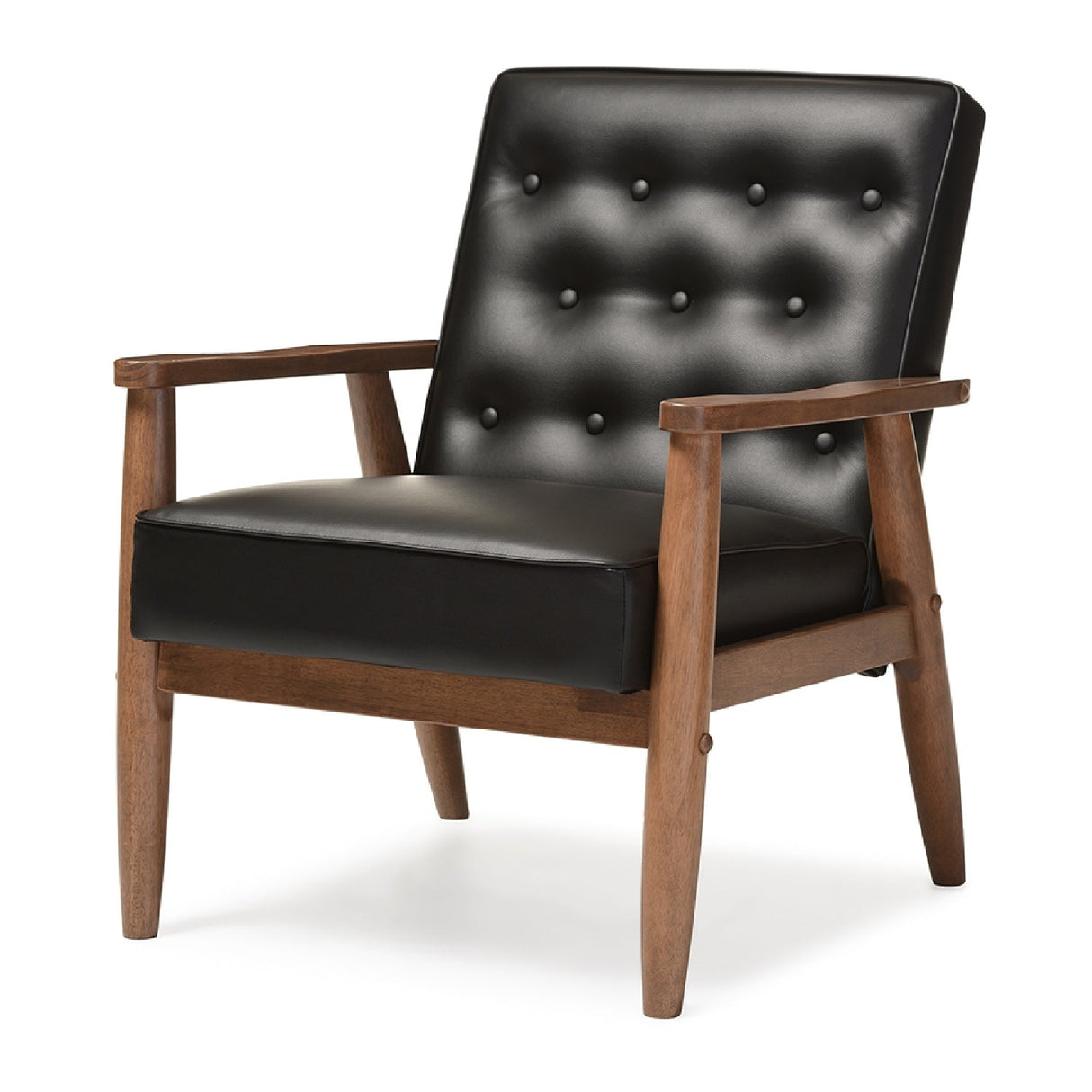 Button Tufted Lounge Chair | Bali Loom Sorrento 1 | Oroa.com