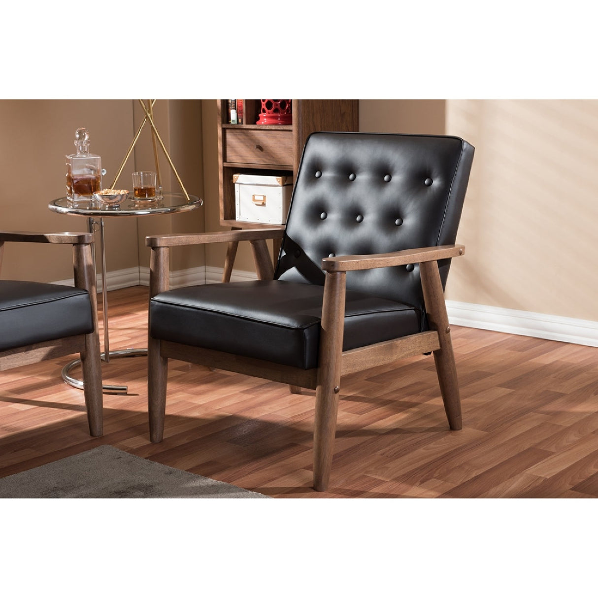 Modern European furniture - Button Tufted Lounge Chair - www.oroa.com