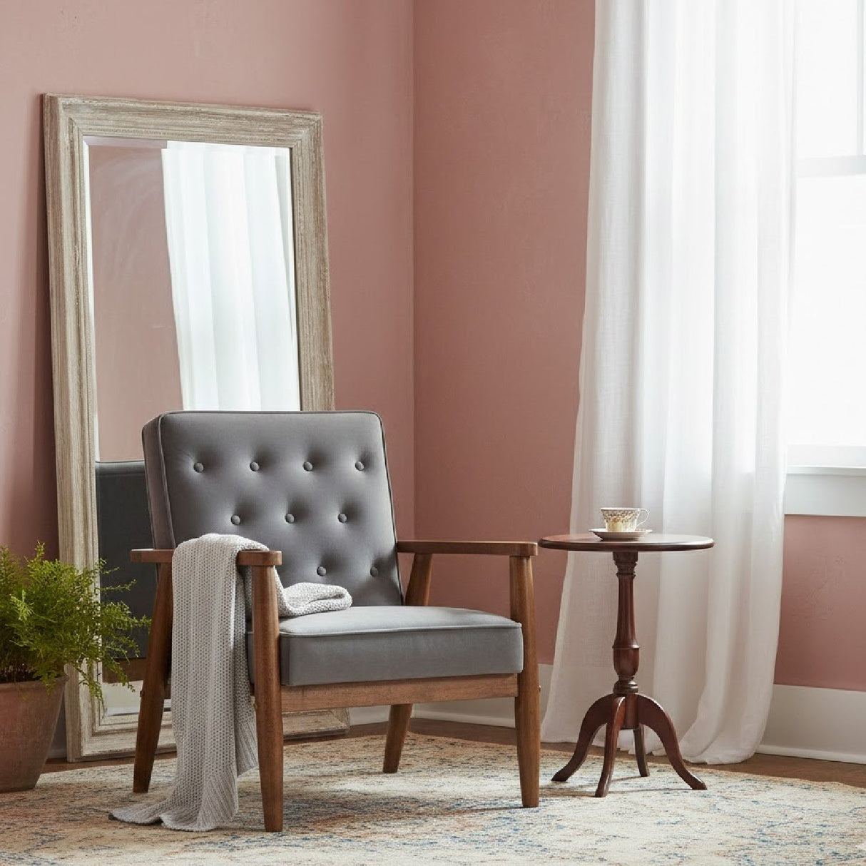 Modern European furniture - Button Tufted Lounge Chair - www.oroa.com