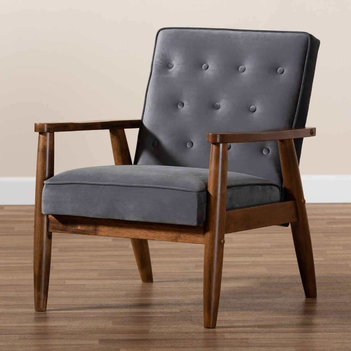 Modern European furniture - Button Tufted Lounge Chair - www.oroa.com