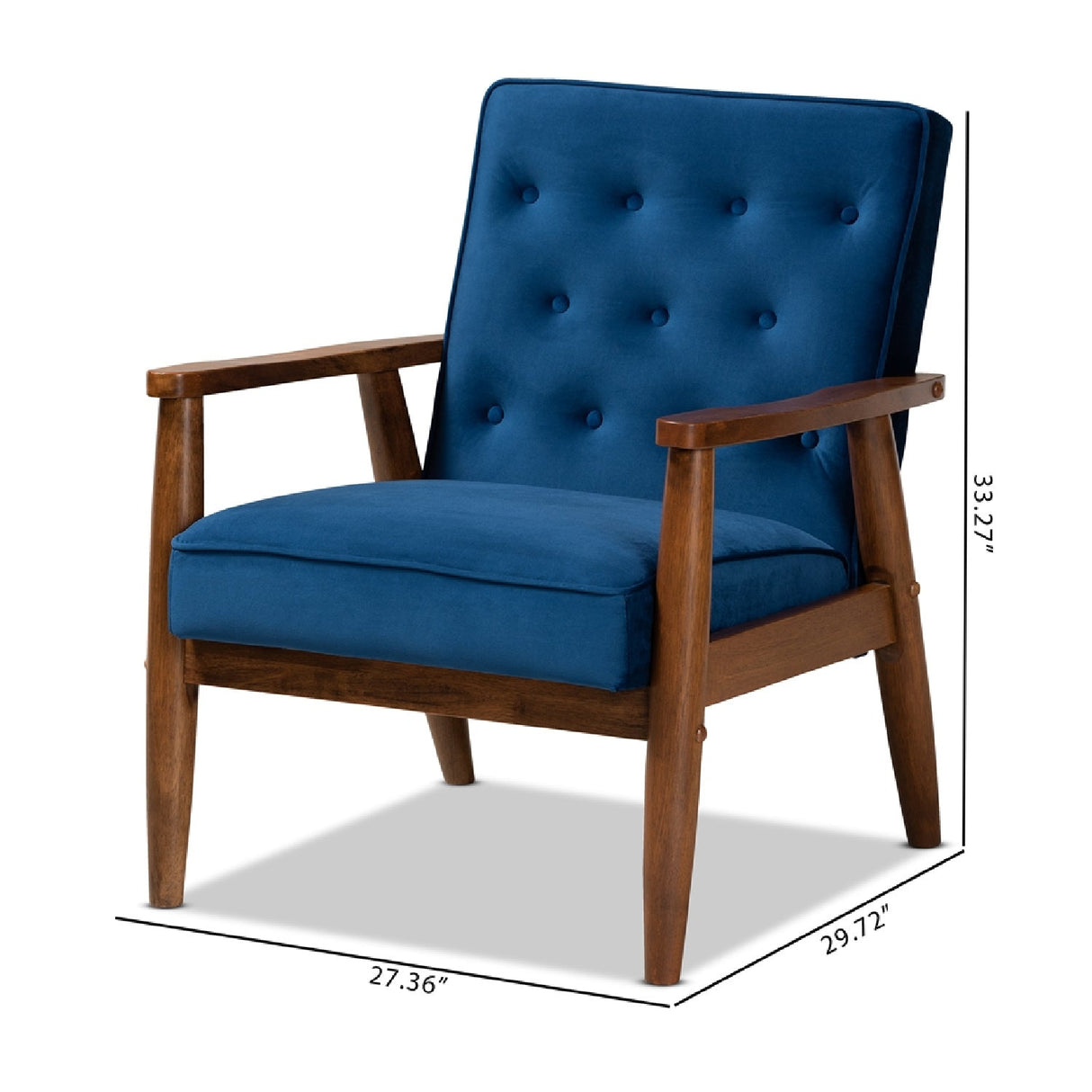 Modern European furniture - Button Tufted Lounge Chair - www.oroa.com