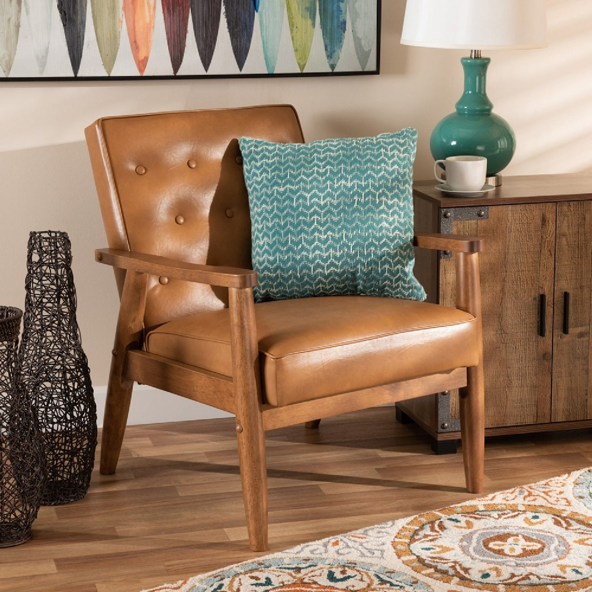 Modern European furniture - Button Tufted Lounge Chair - www.oroa.com