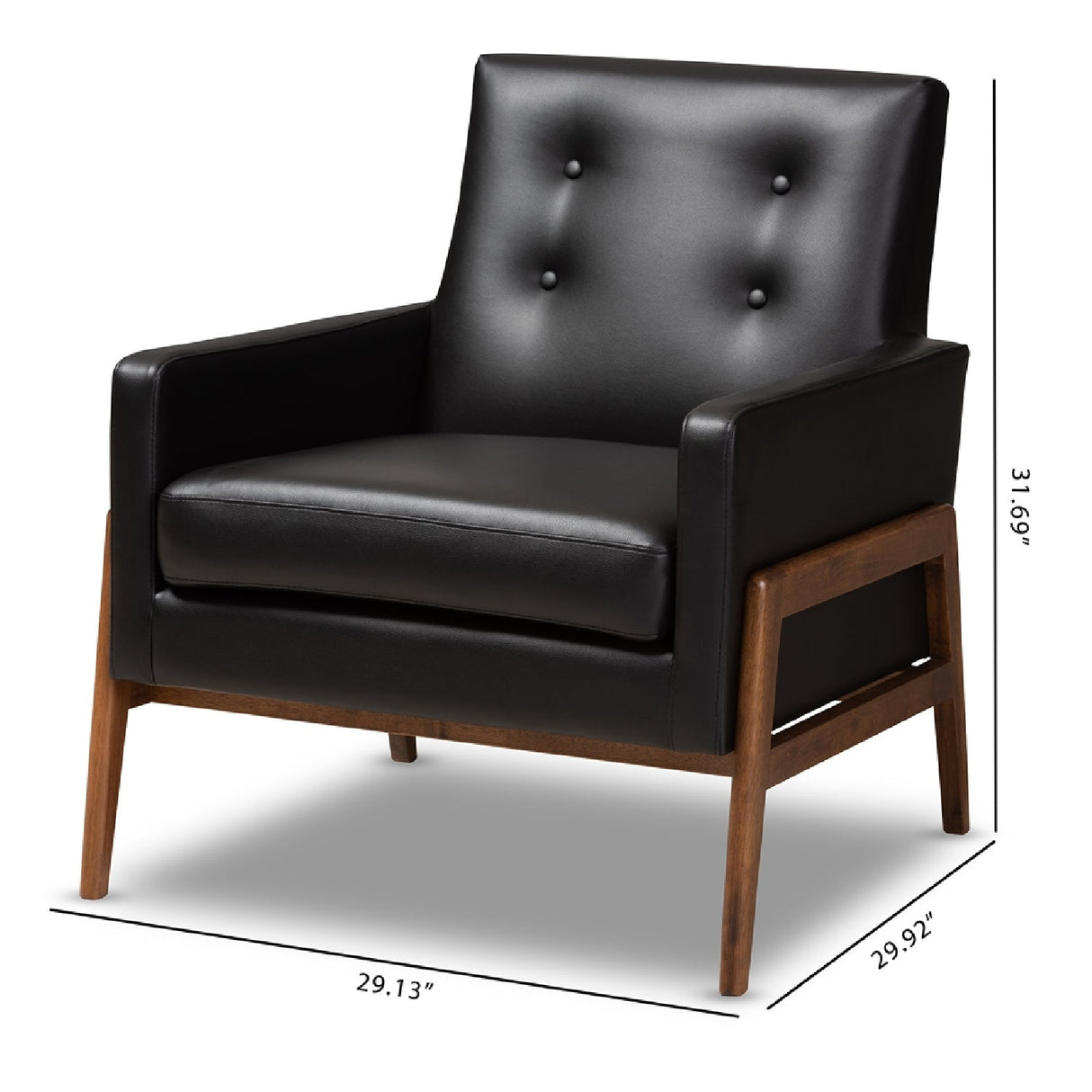 Modern European furniture - Button Tufted Back Lounge Chair - www.oroa.com