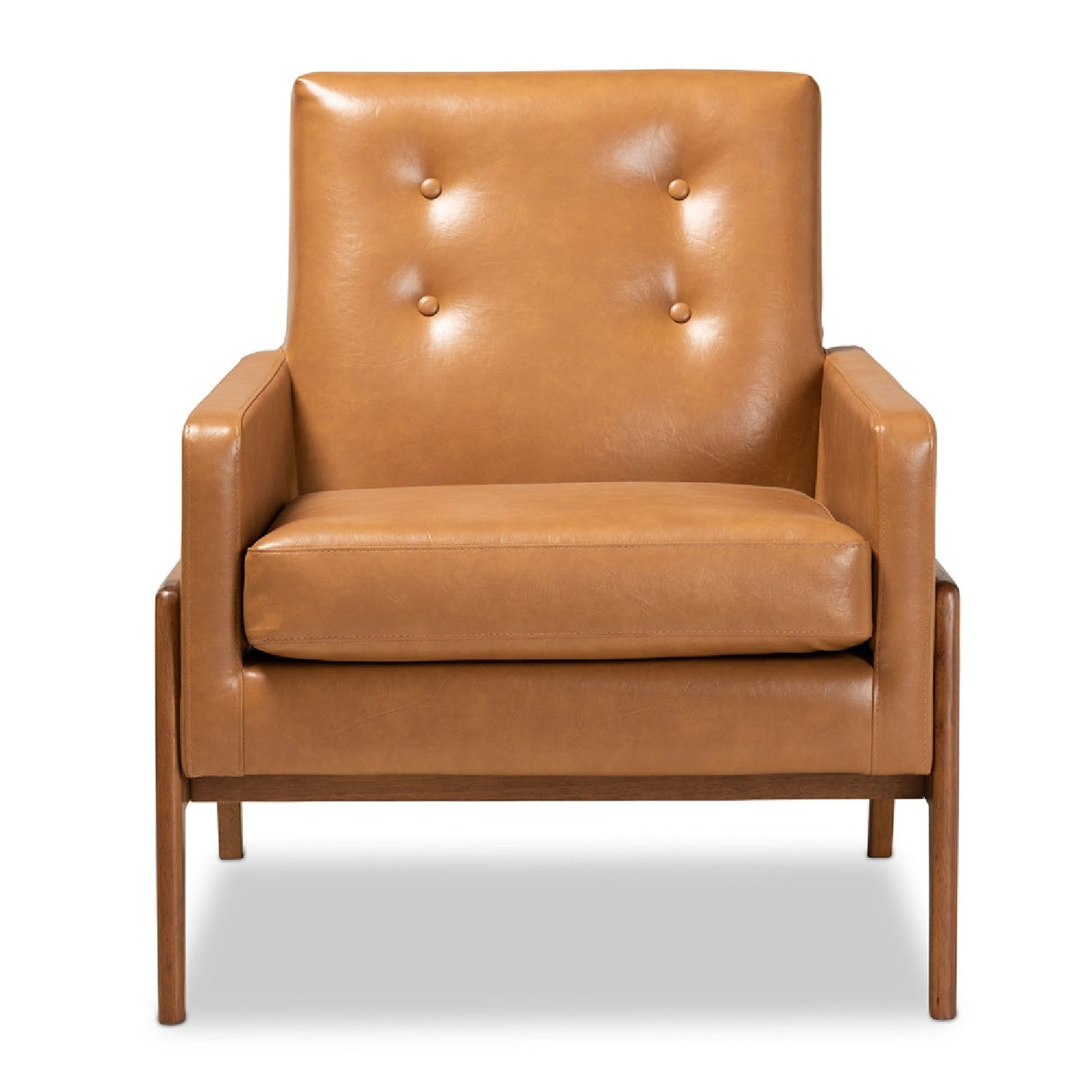 Button Tufted Back Lounge Chair | Bali Loom Perris | Oroa.com